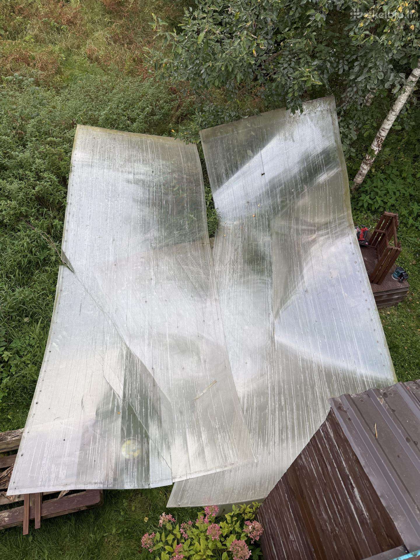3vnt. 600x210cm polikarbonato plokštė, dovanoju