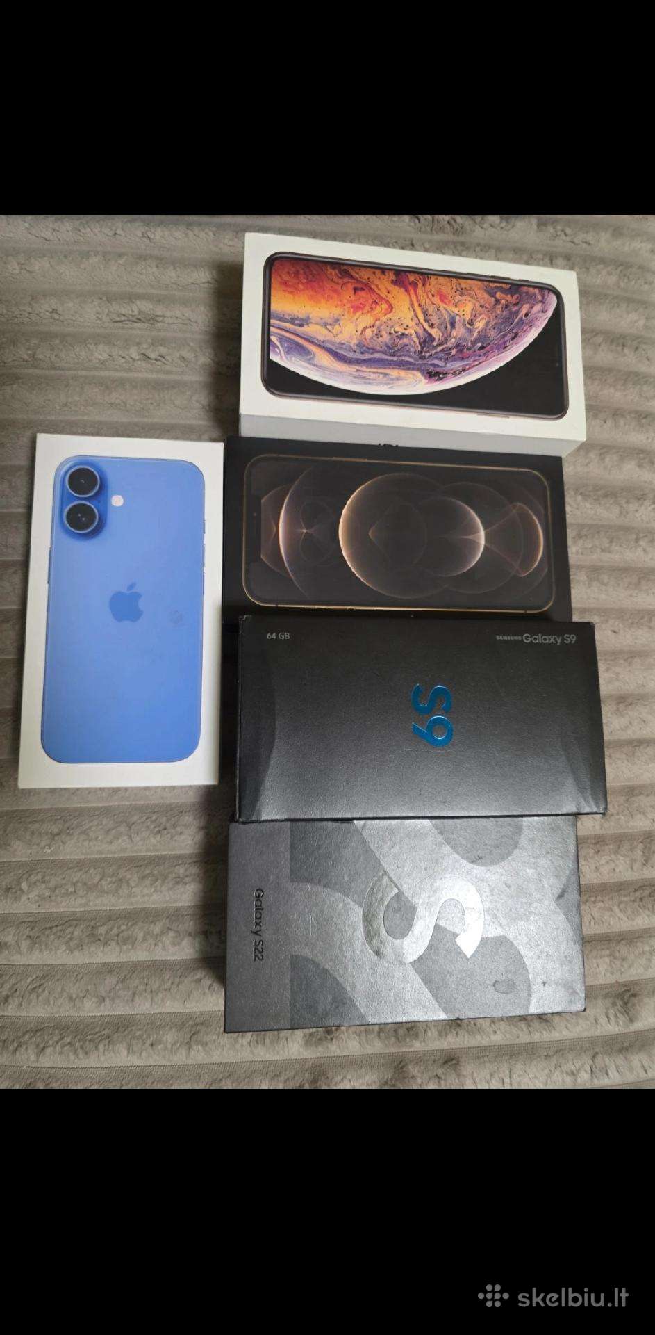iPhone Samsung telefonų dėžutės