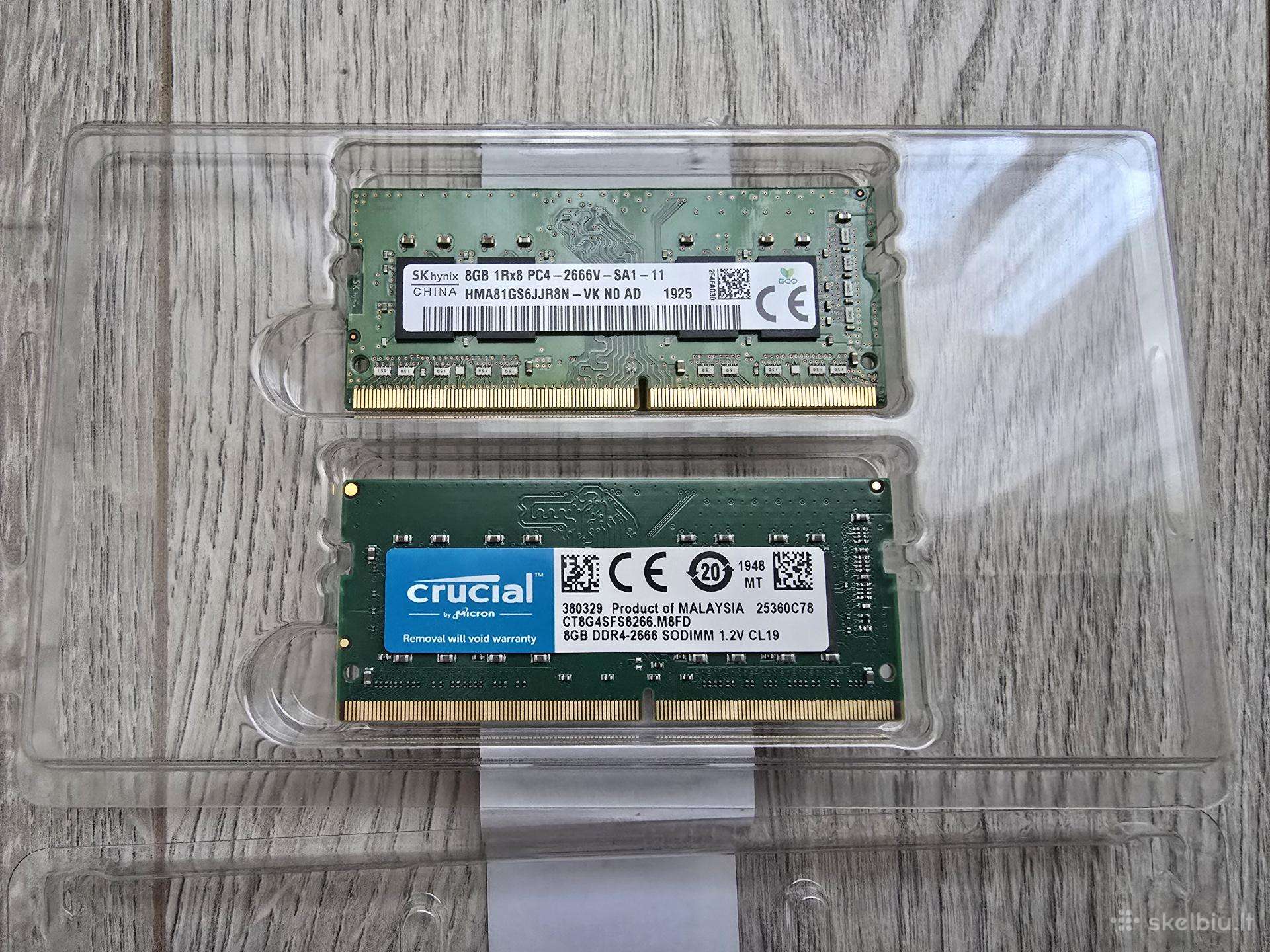 Operatyvioji atmintis (RAM) 2x8gb Ddr4, 2666 MHz