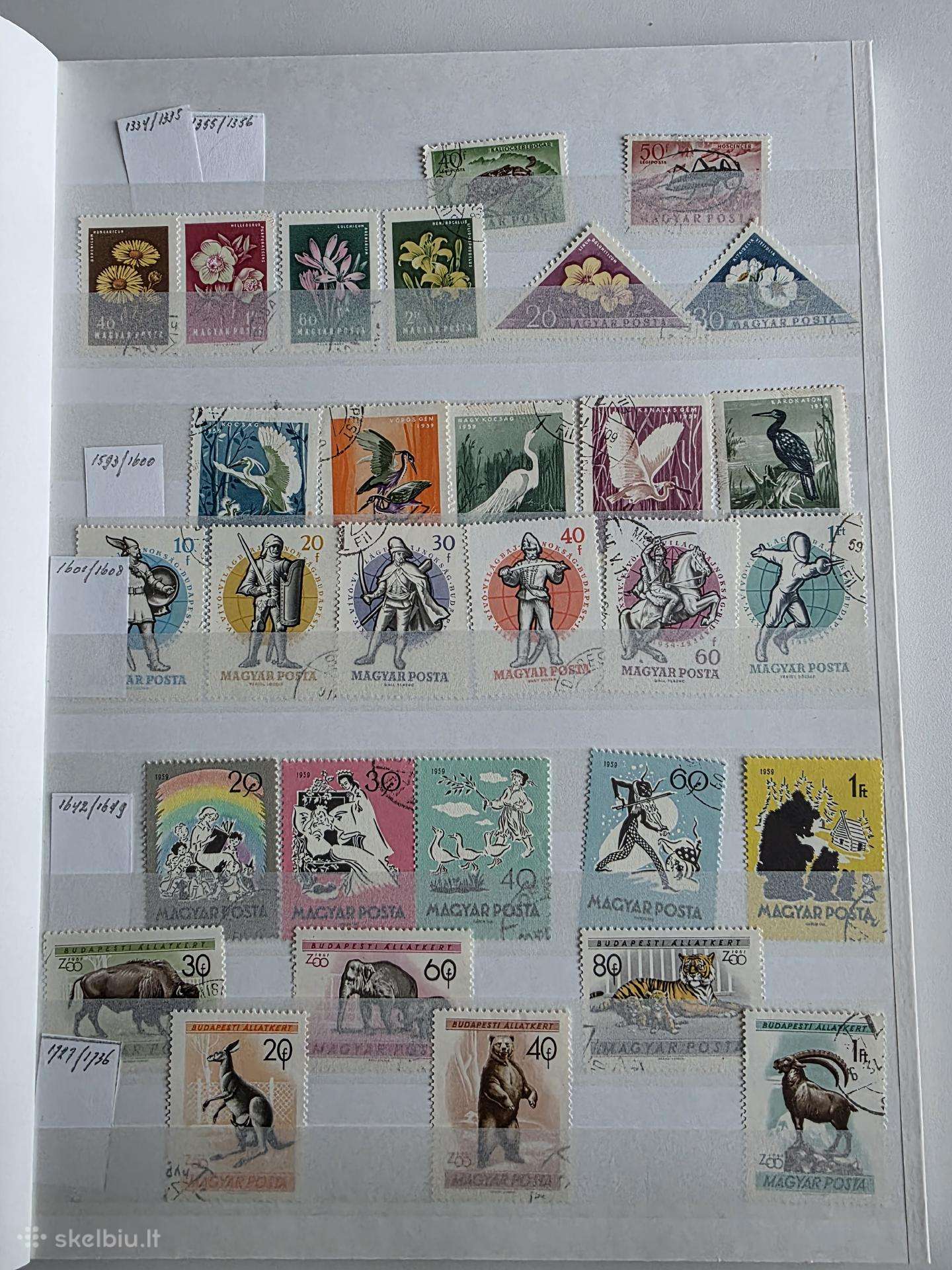 Vengrija2->įvairūs pašto ženklai ->World stamps<-