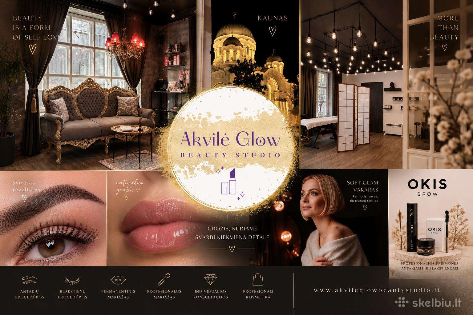 Akvile Glow Beauty Studio Grožio Paslaugos Kaune