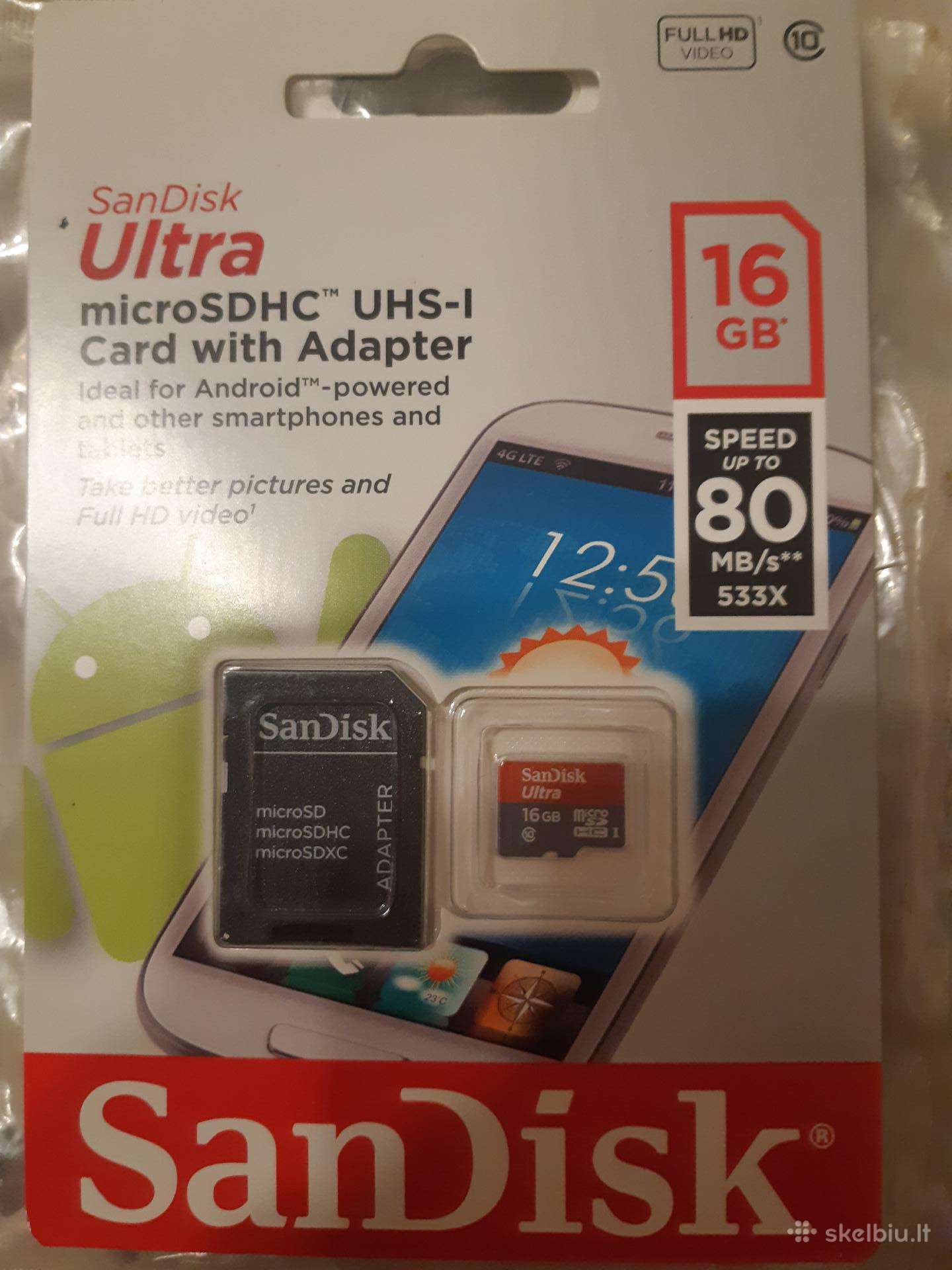 Sandisk Ultra microsdhc 16gb
