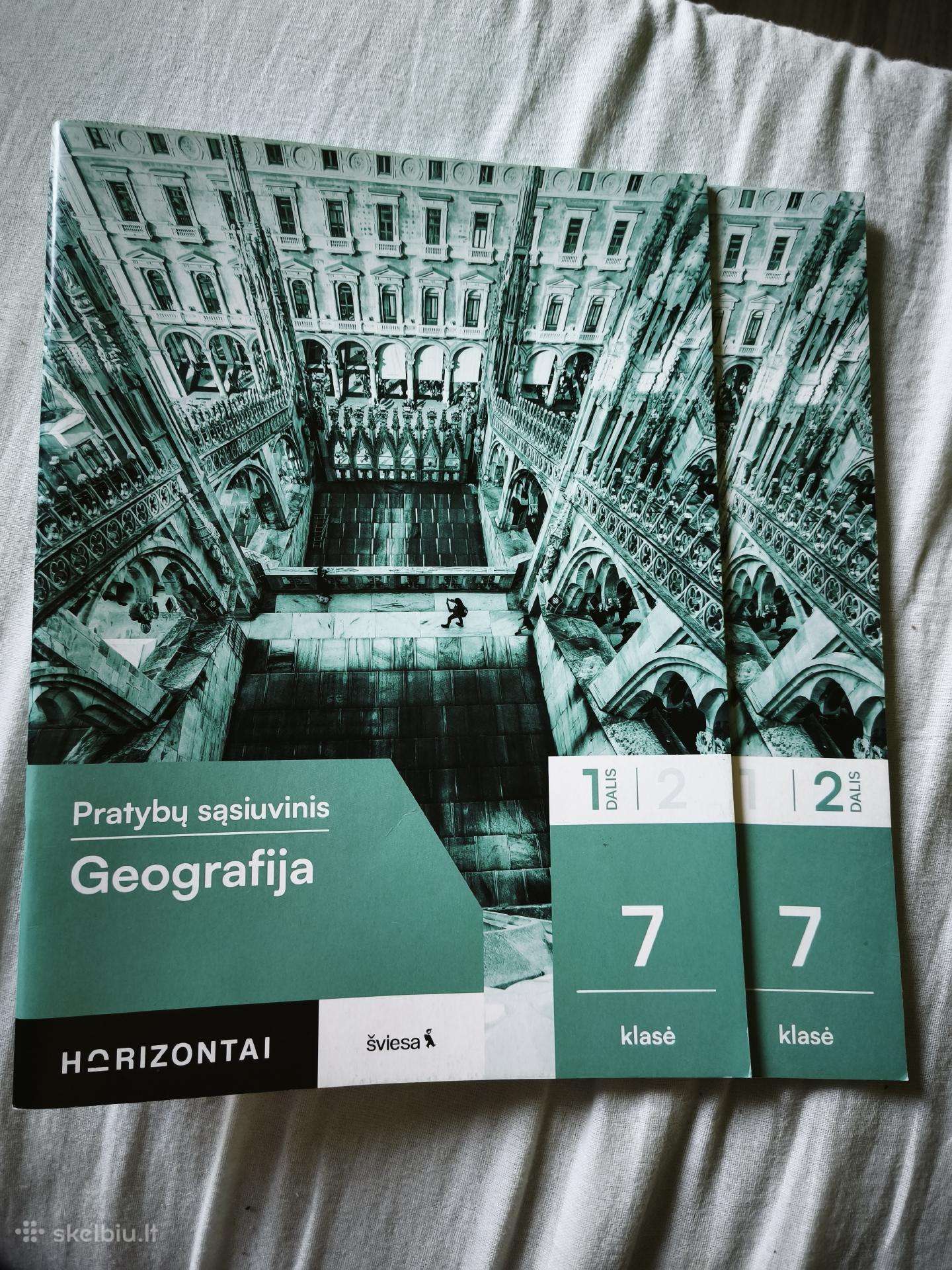 Geografijos pratybos 7 klasei „horizontai“, 1,2 d.