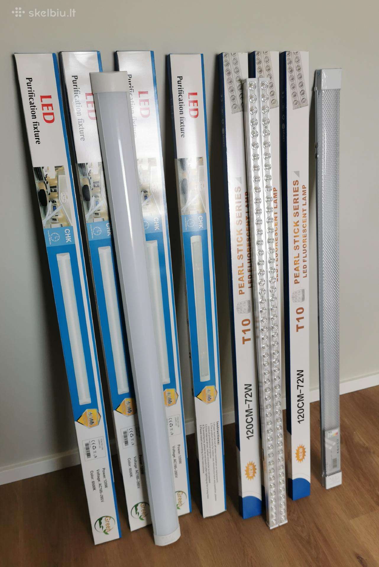 LED Lempos 120cm 120-200w įvairioms patalpoms!