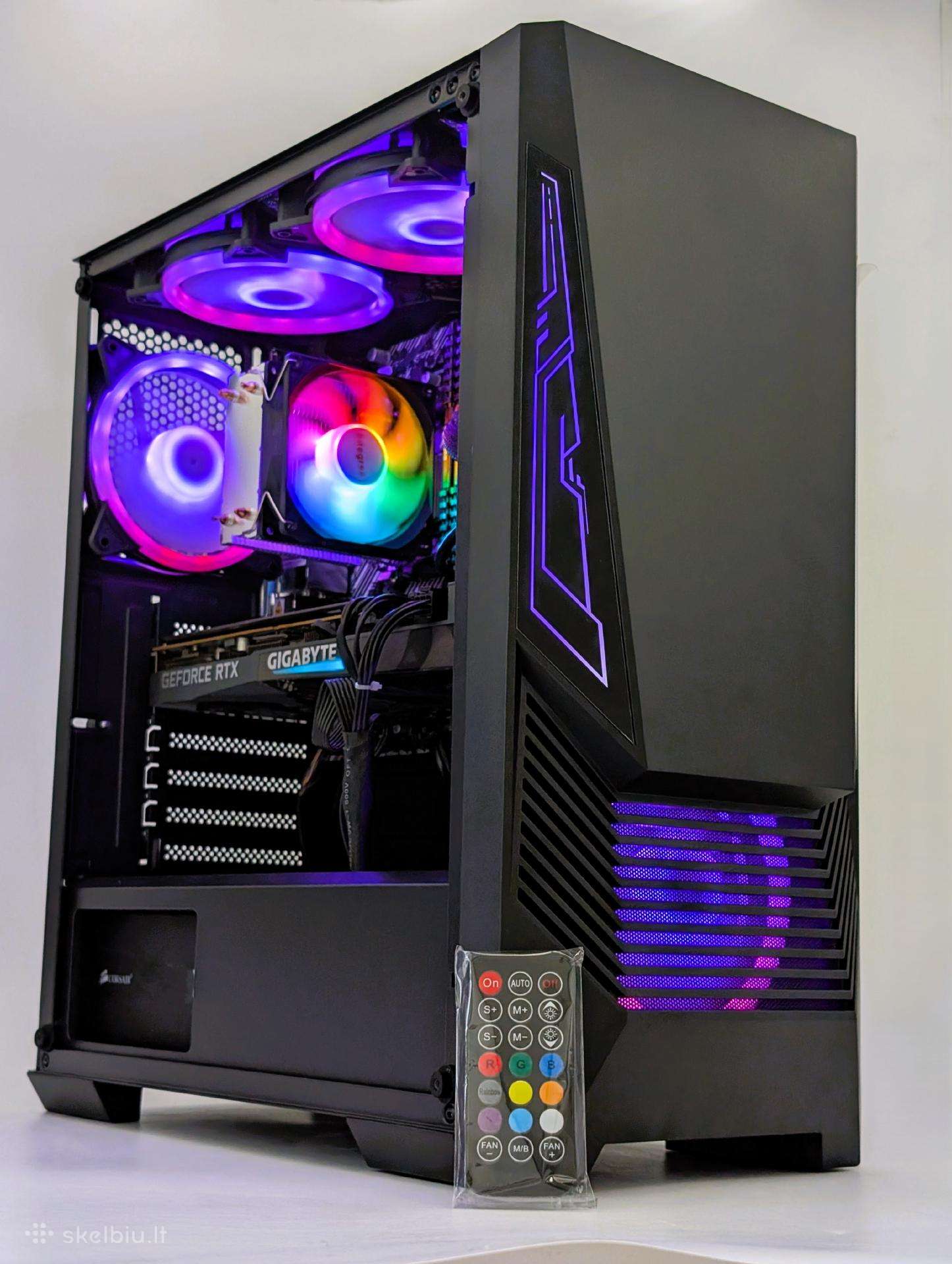 Žaidimų Pc R5-4600g 16gb 500gb Rtx 3070 8gb