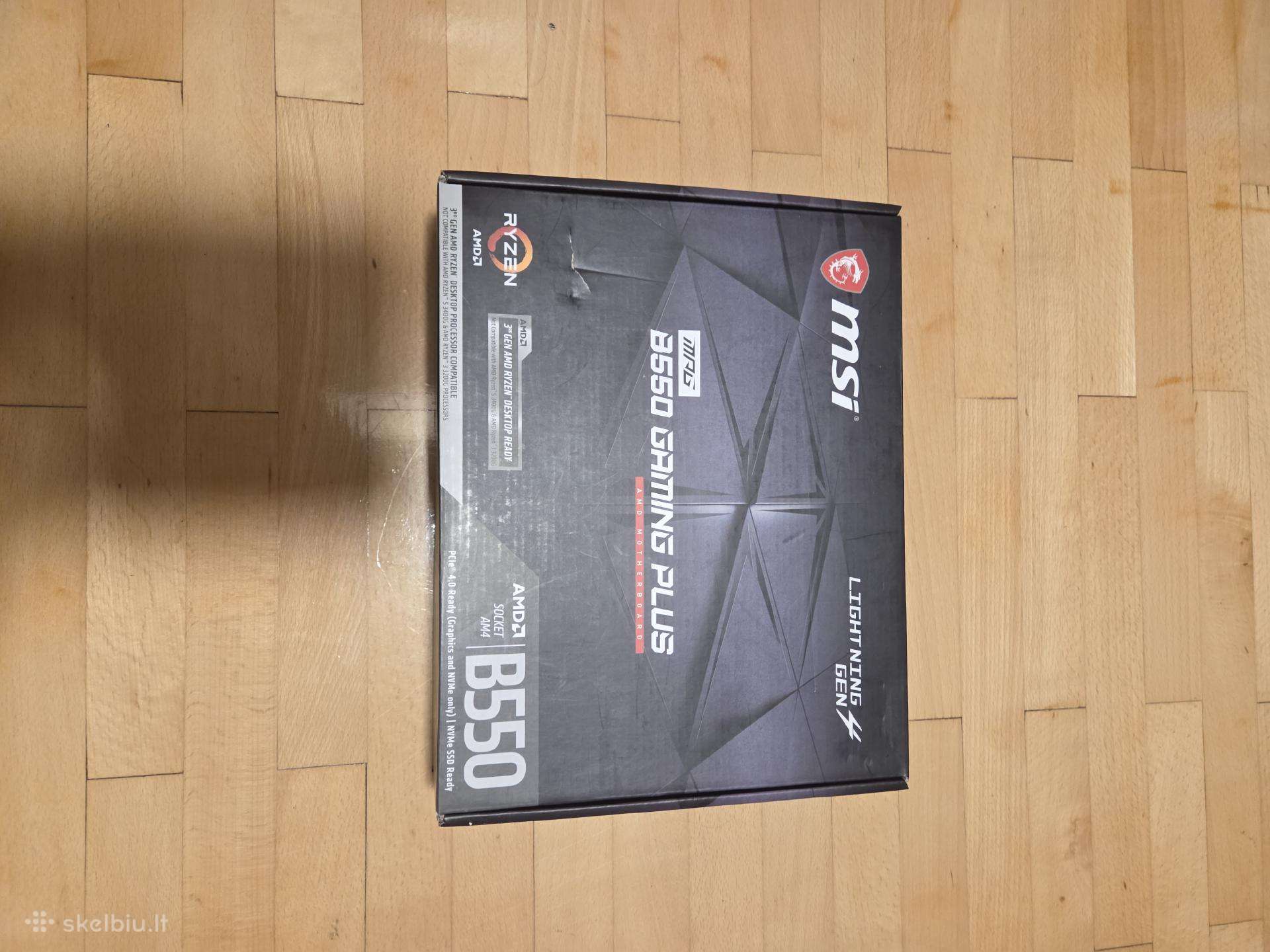 Parduodu Msi Mpg B550 Gaming Plus su Ryzen 3700x