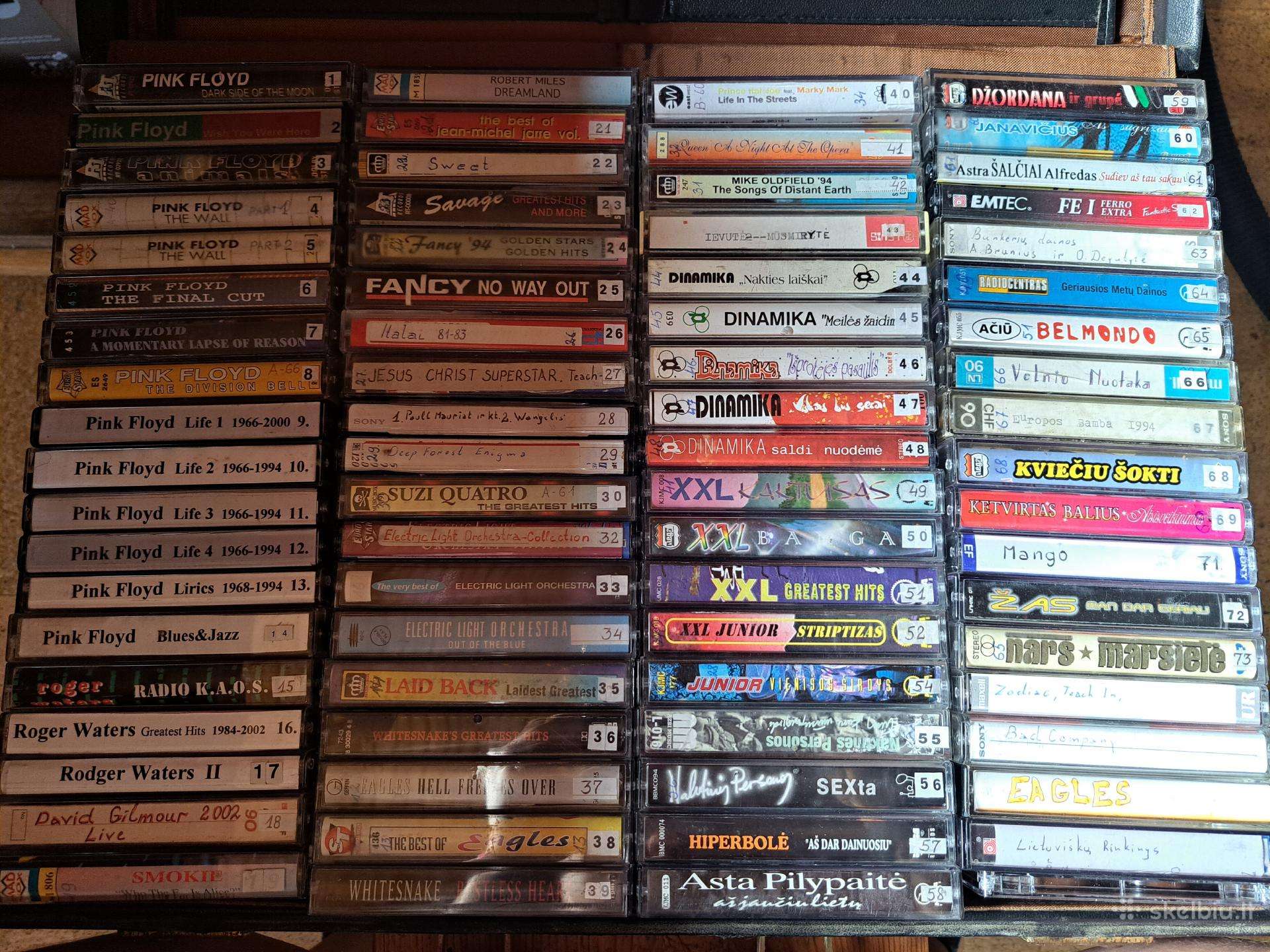 Audio kasetės, Vinilinės plokštelės