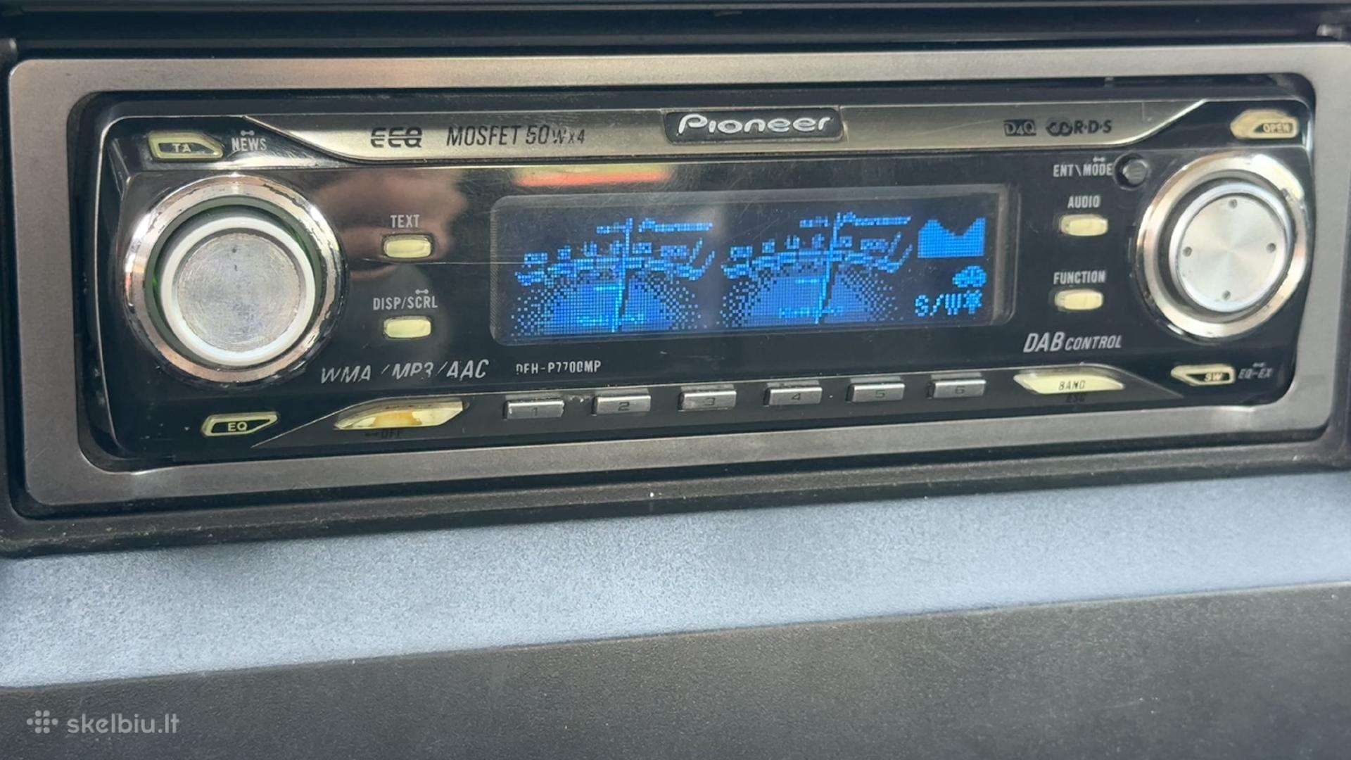 Pioneer deh-p7700mp su grafika - delfinai formulės