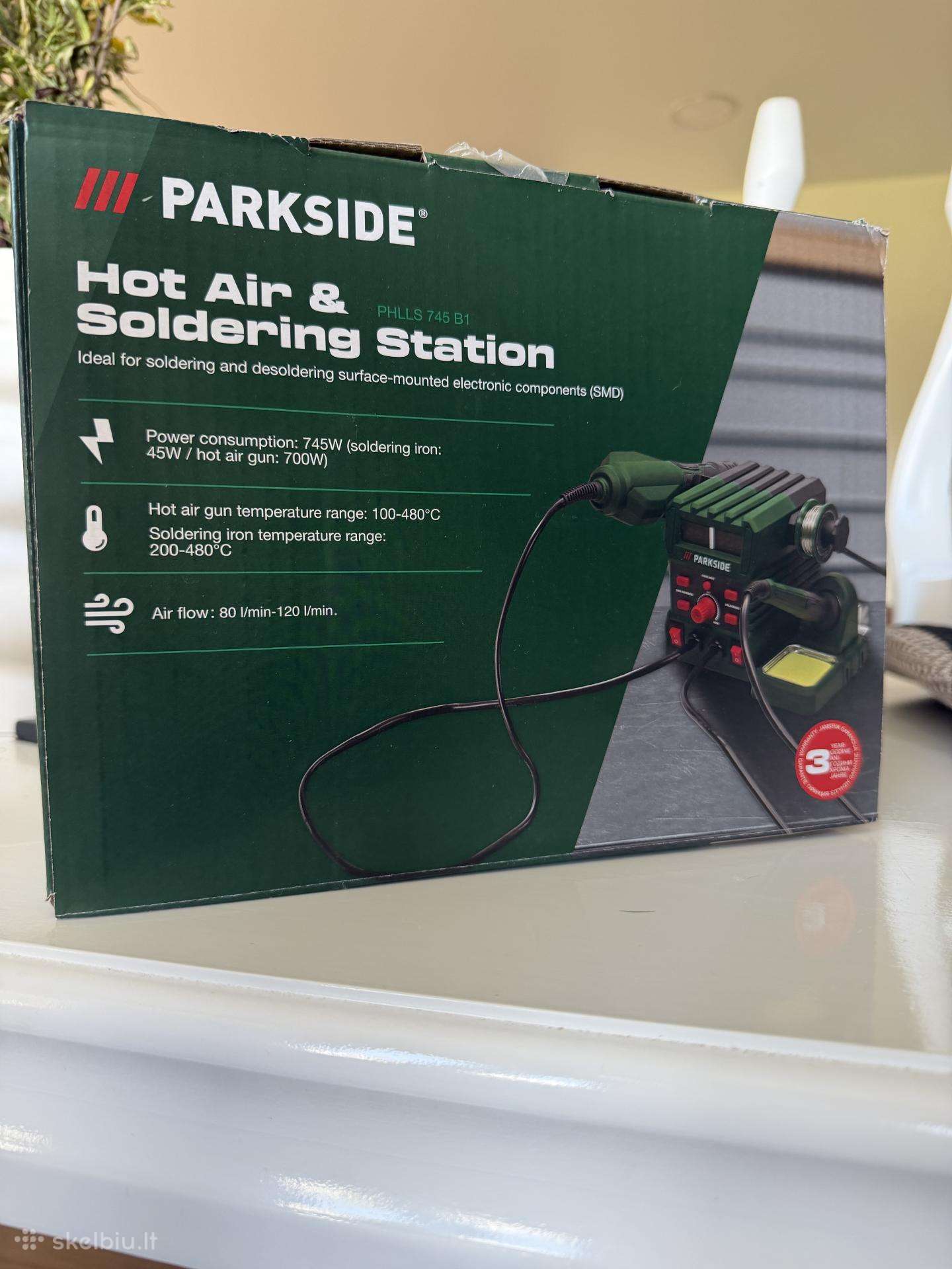 Parkside Phlls 745 B1 karšto oro ir litavimo stote