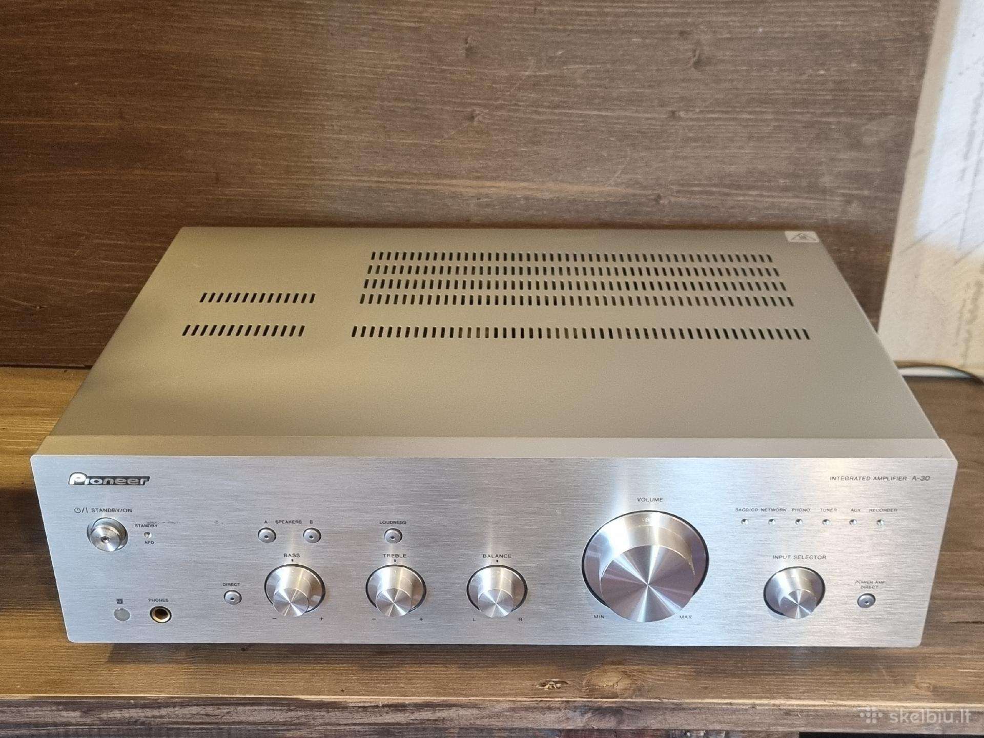 Puikus Pioneer stiprintuvas A-30s