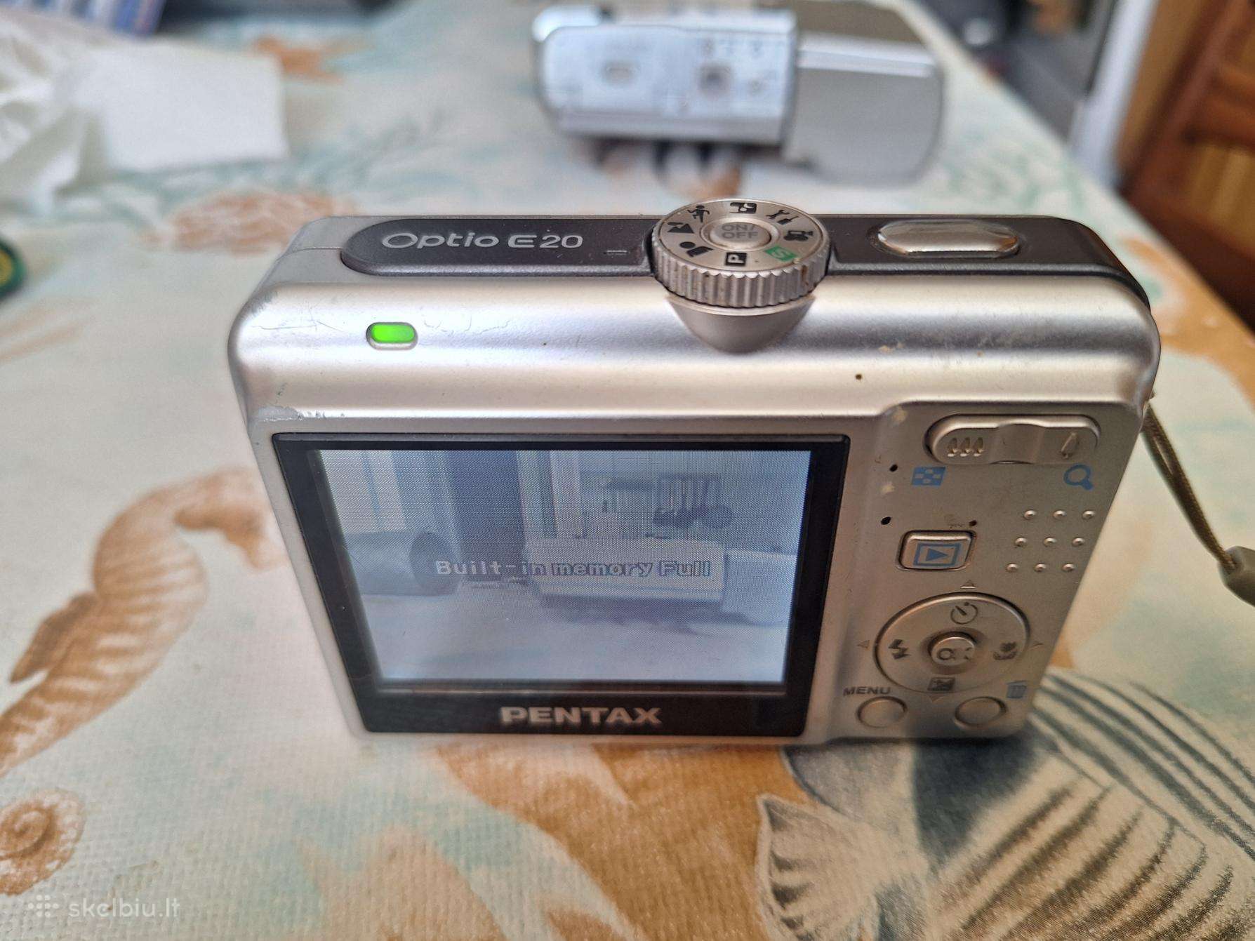 Pentax Optio E20 skaitmeninis fotoaparatas