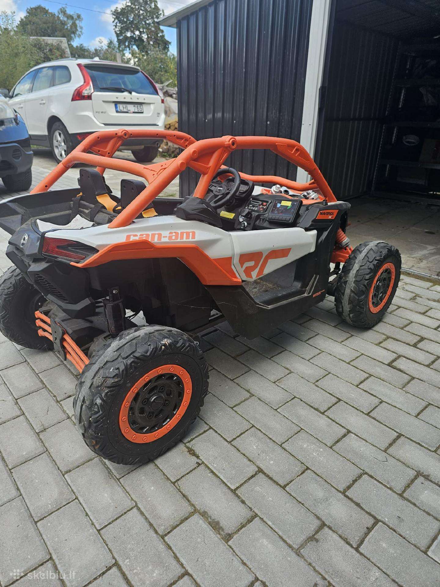 Vaikiškas elektrinis bagis can-am maverick 24 v