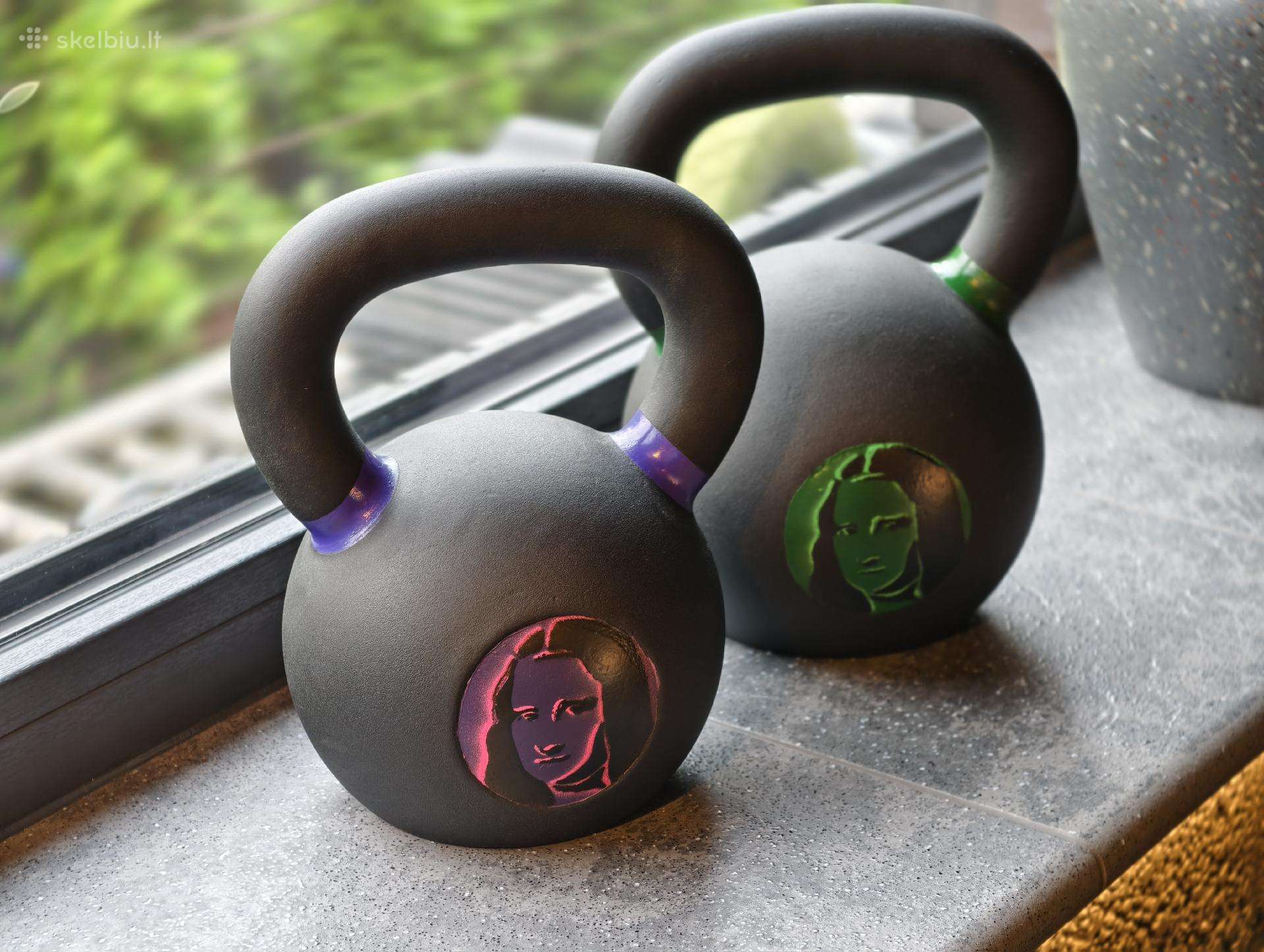 Crossfit custom Mona lisa giros 20kg + 24kg