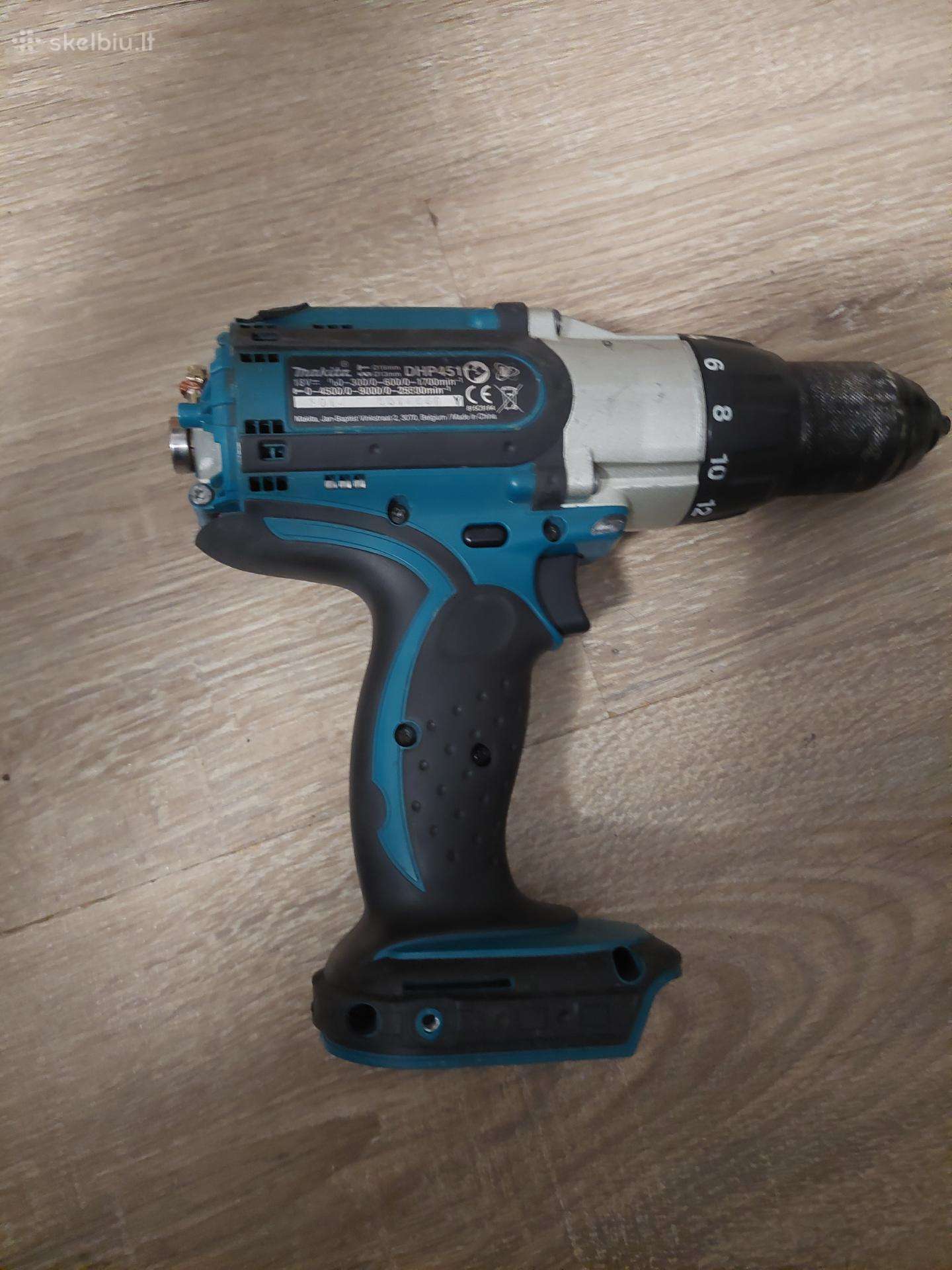 Makita Dhp-451 suktukas dalim