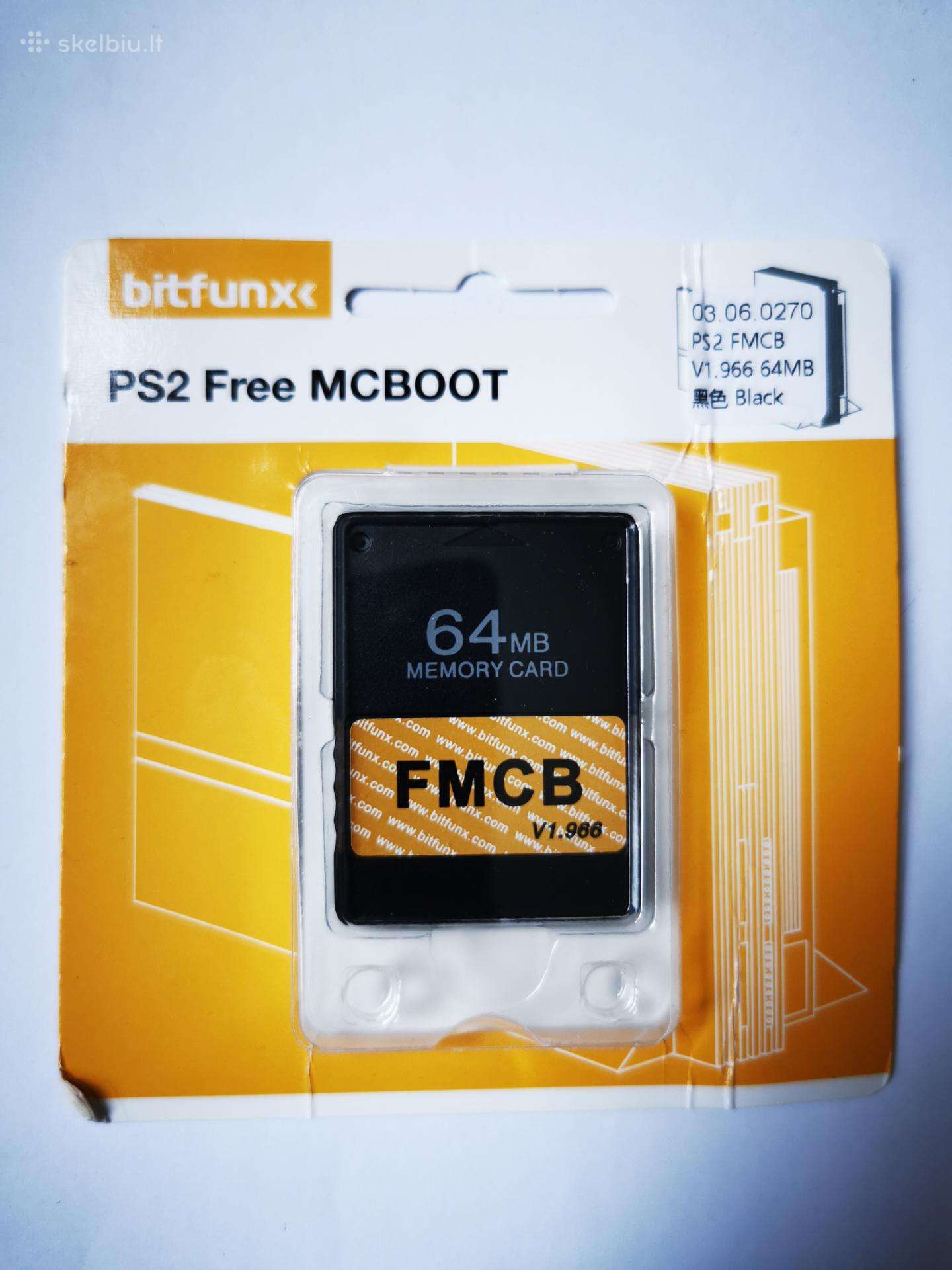 Ps2 Fmcb kortelė V1.966 Playstation 2