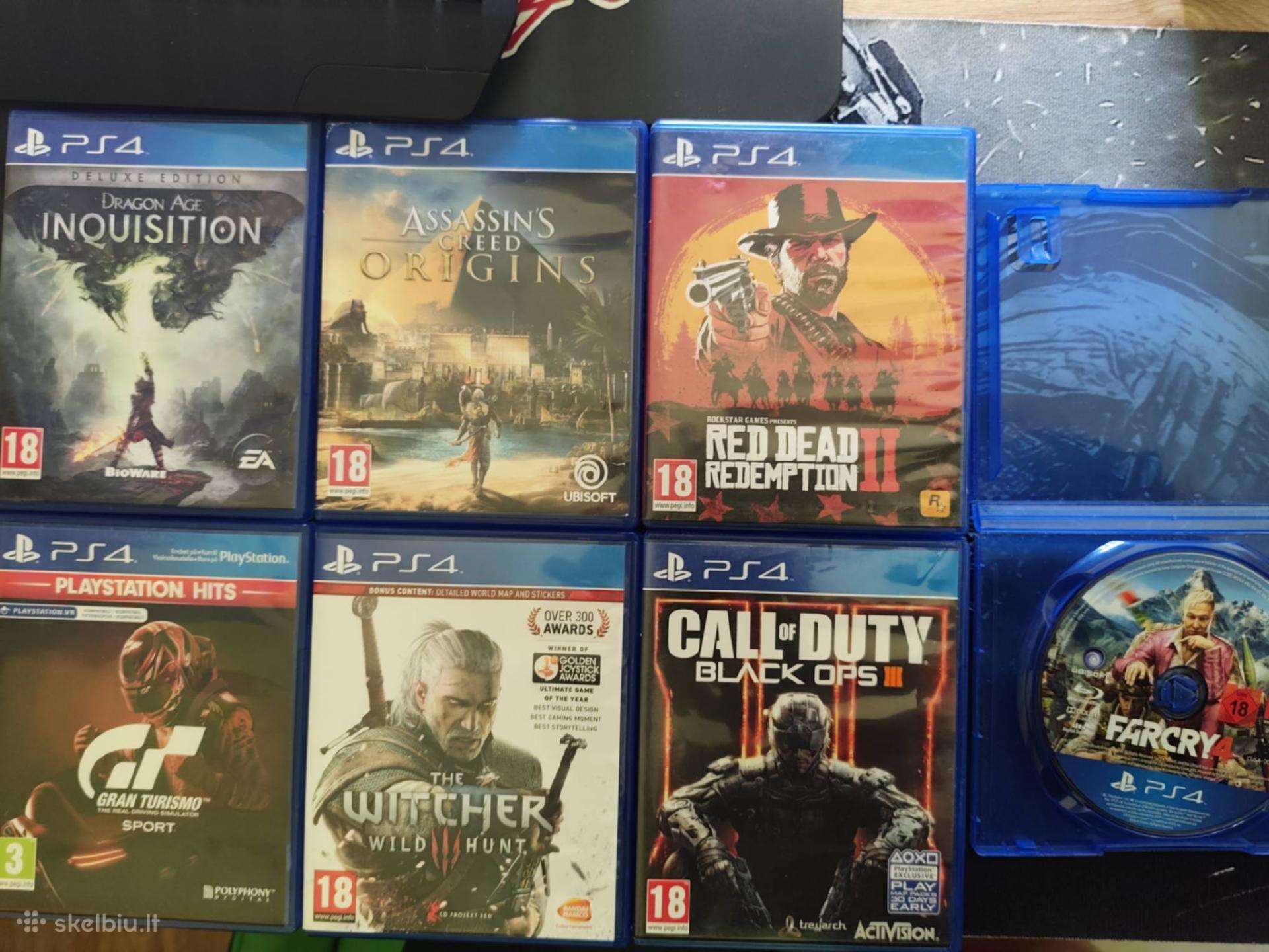 Parduodami naudoti geros bukles ps4 zaidimai