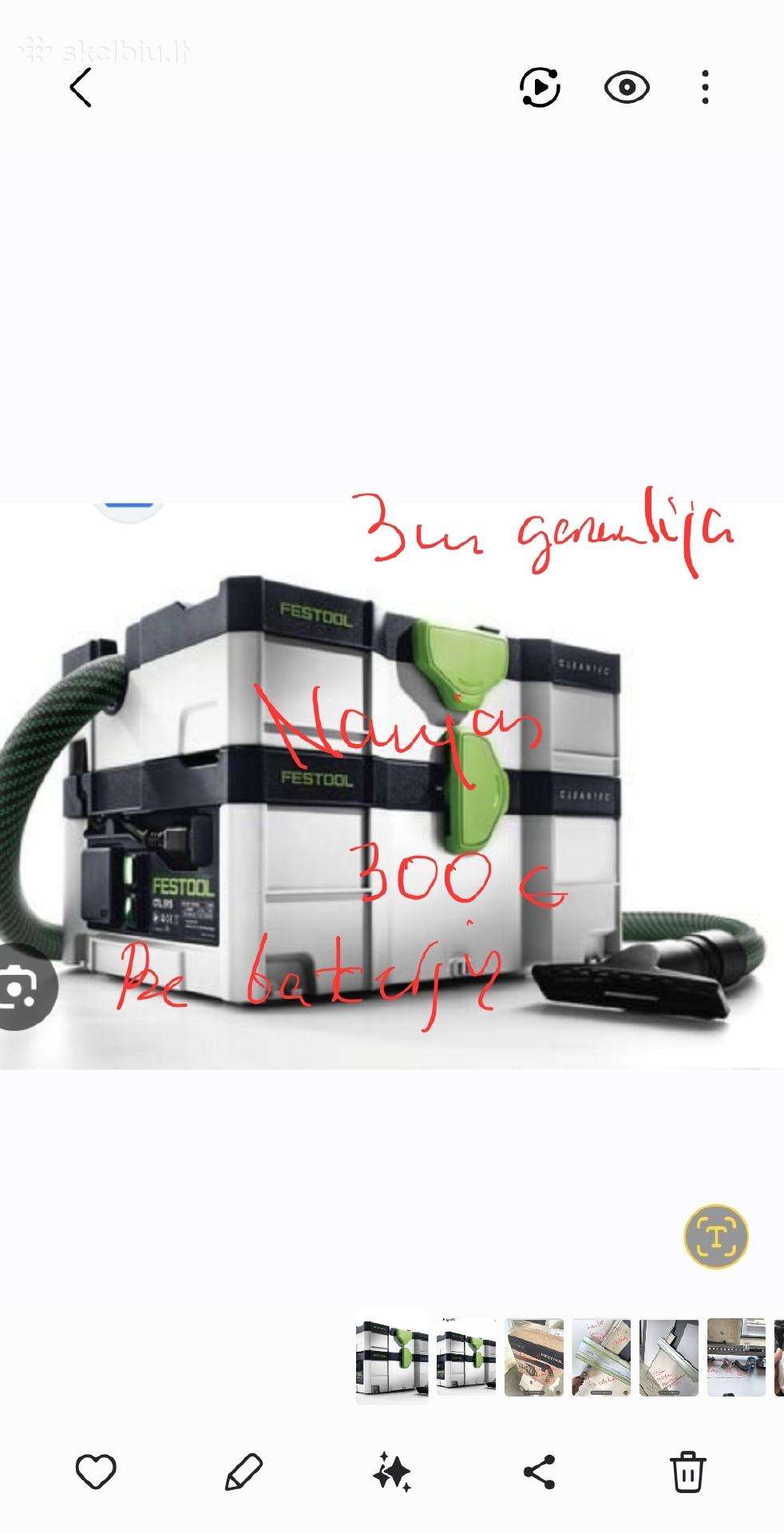 Festool dulkiu siurblys