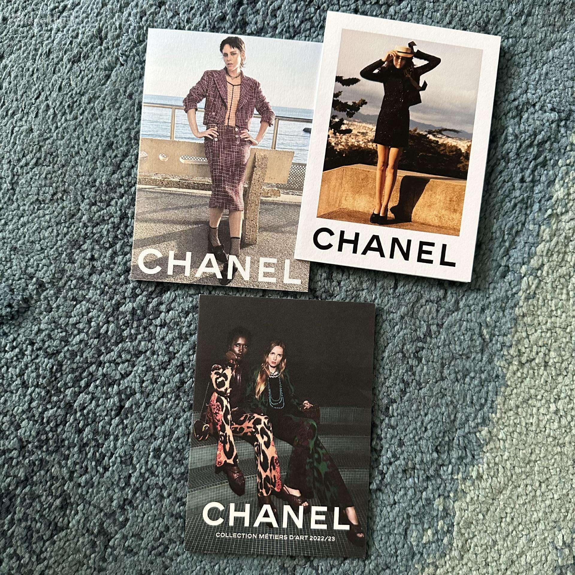 Chanel atvirutės / kolekcijų kortelės – 3 vnt.