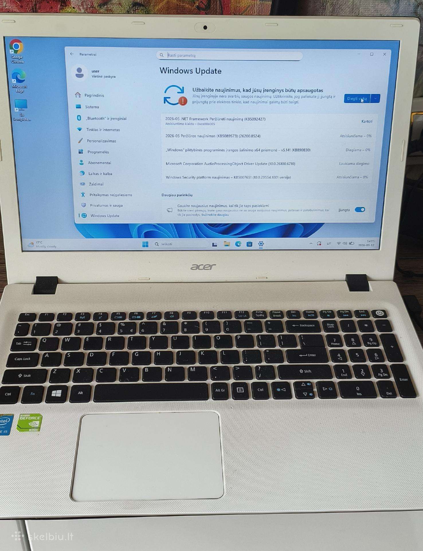 Parduočiau nebereikalingą acer