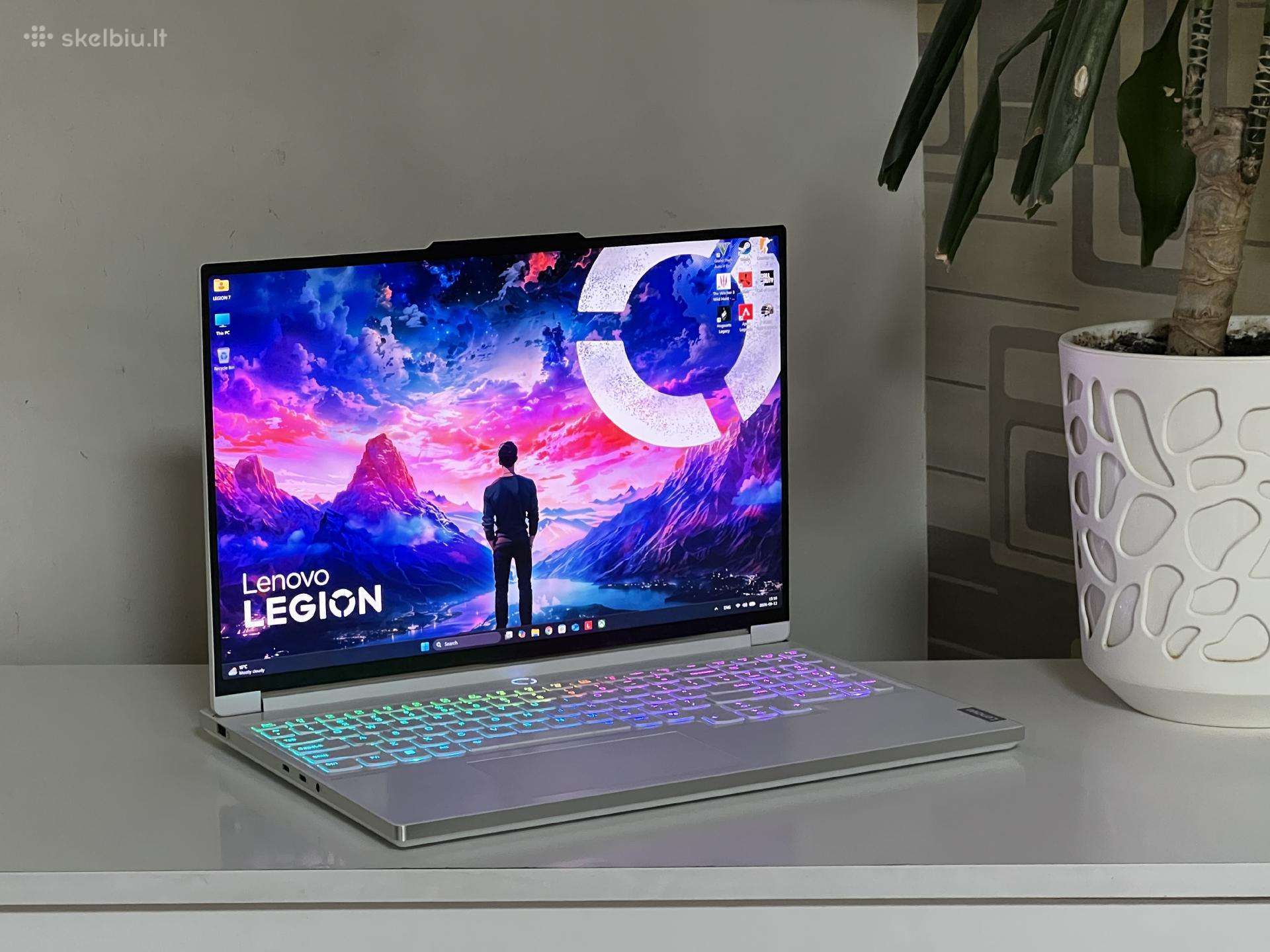 Parduodamas Legion 7 su Rtx 4060, I7-14k, 4k 165hz