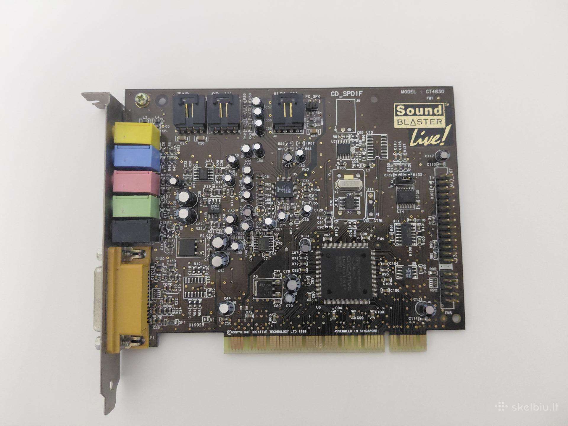 Retro Pc Dalys – Creative Sound Blaster Live! Ct48