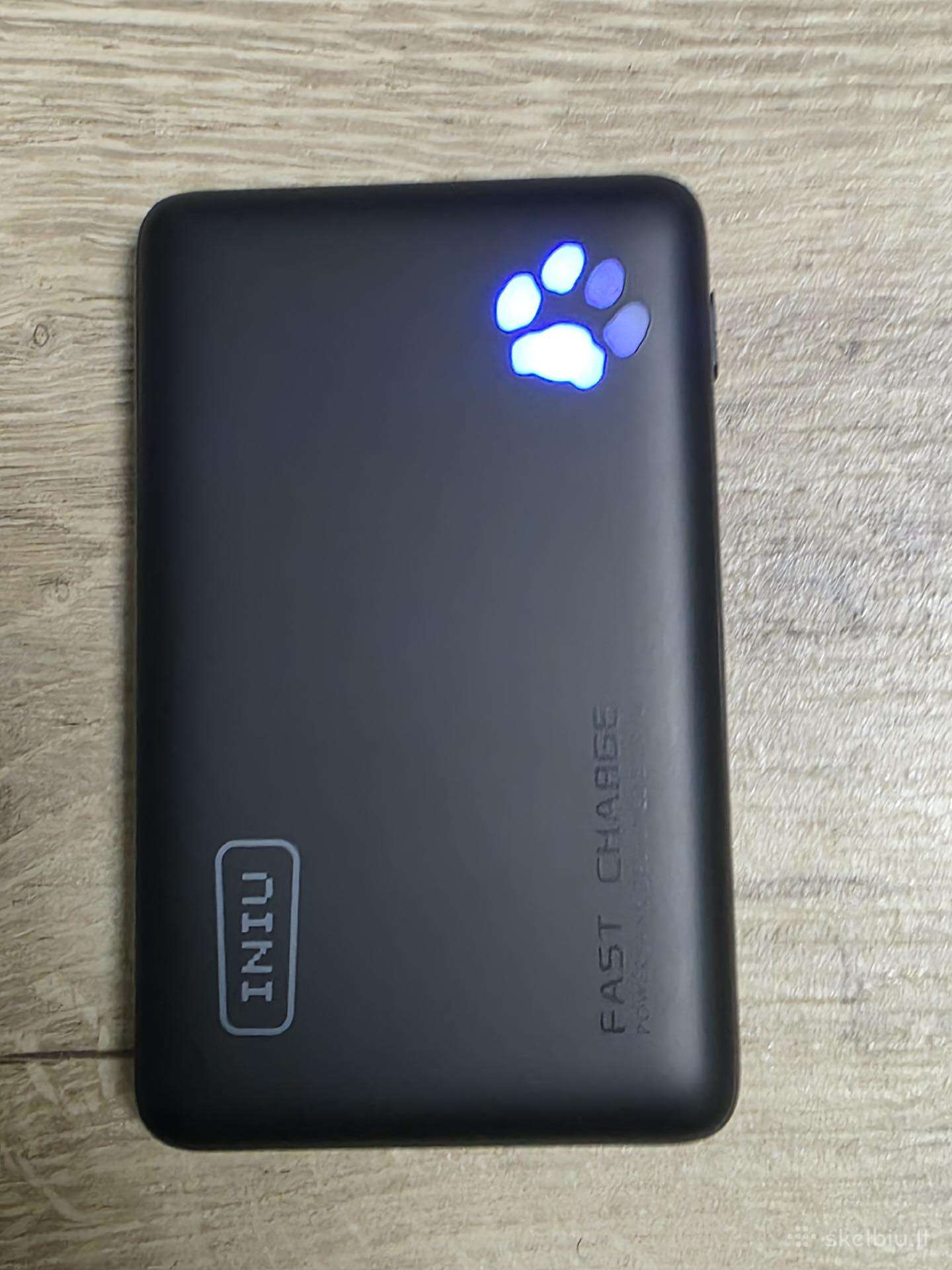 Power Bank Iniu 10000mah 22.5w greitas krovimas