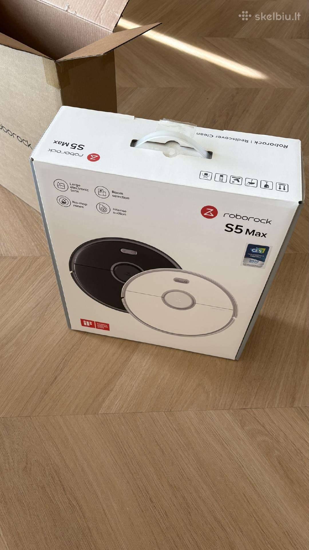 Xiaomi S5 Max mazai naudotas robotas siurblys