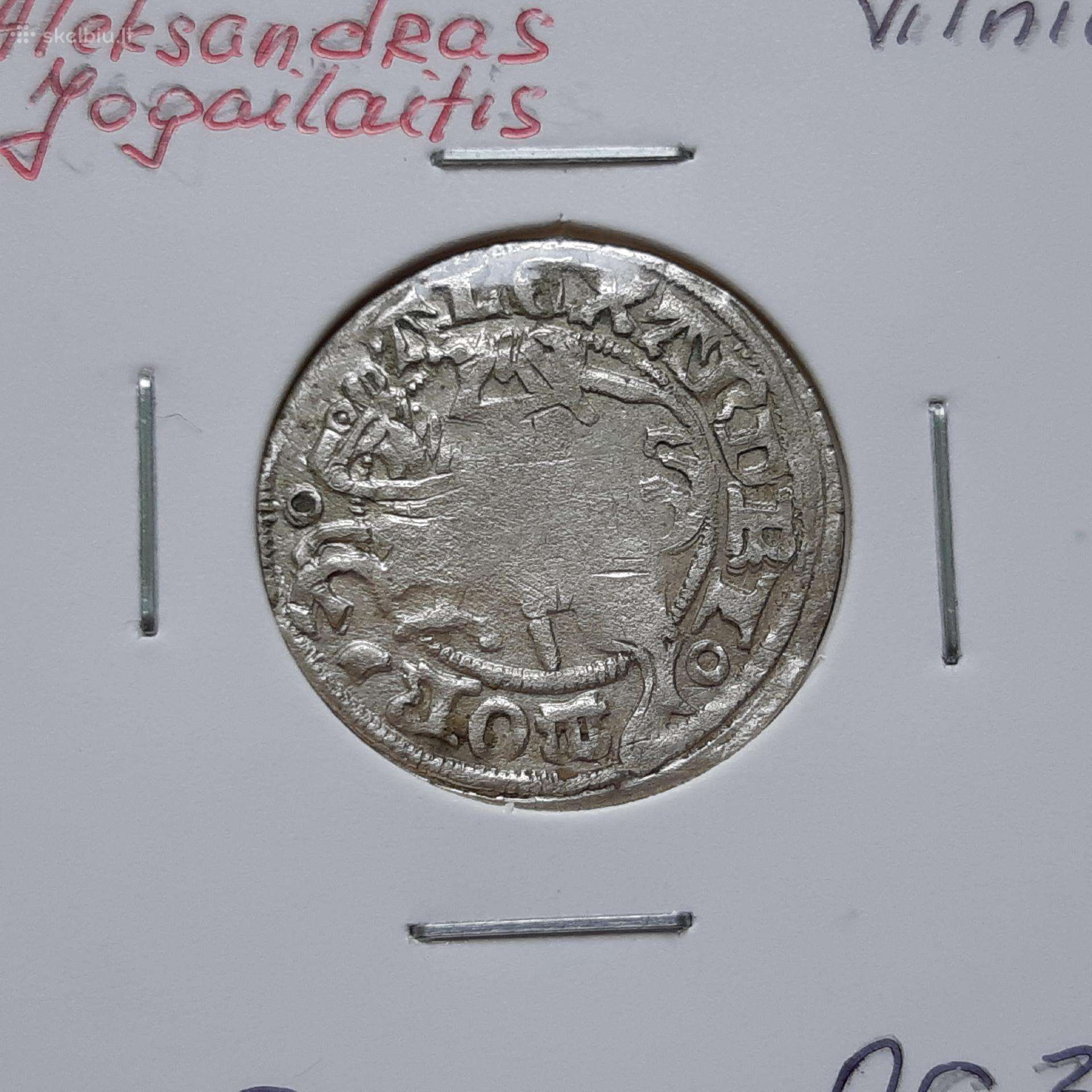 Lietuva pusgrašis sidabras 1492 - 1506