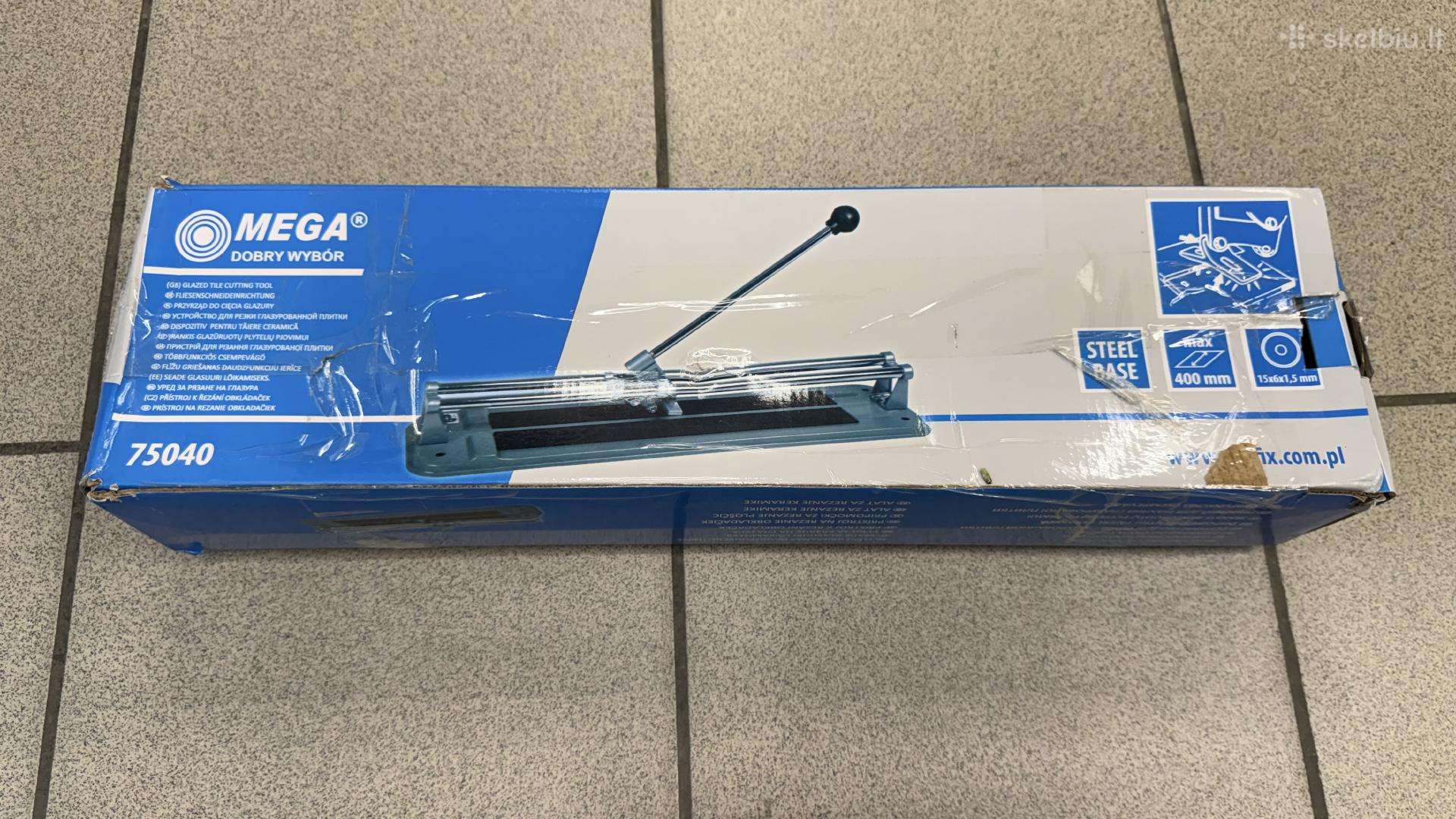 Įrankis glazūruotų plytelių pjovimui