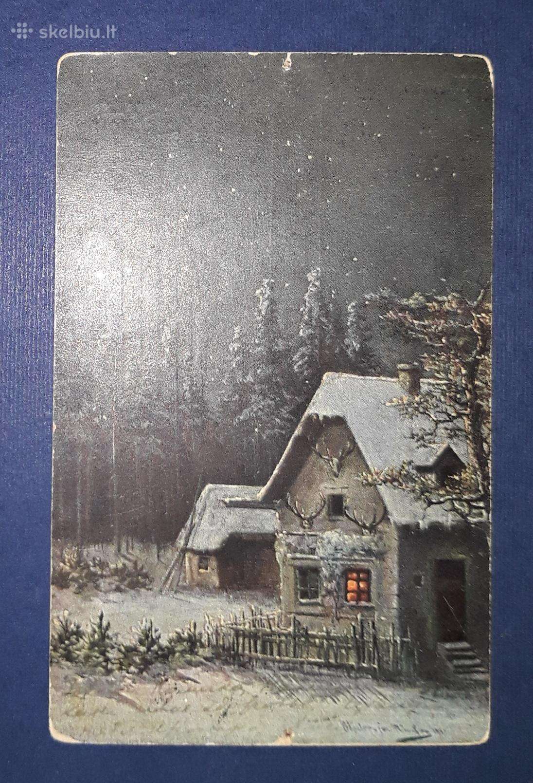 Carinė Rusija 1905m Medžioklė Medžiotojų namelis
