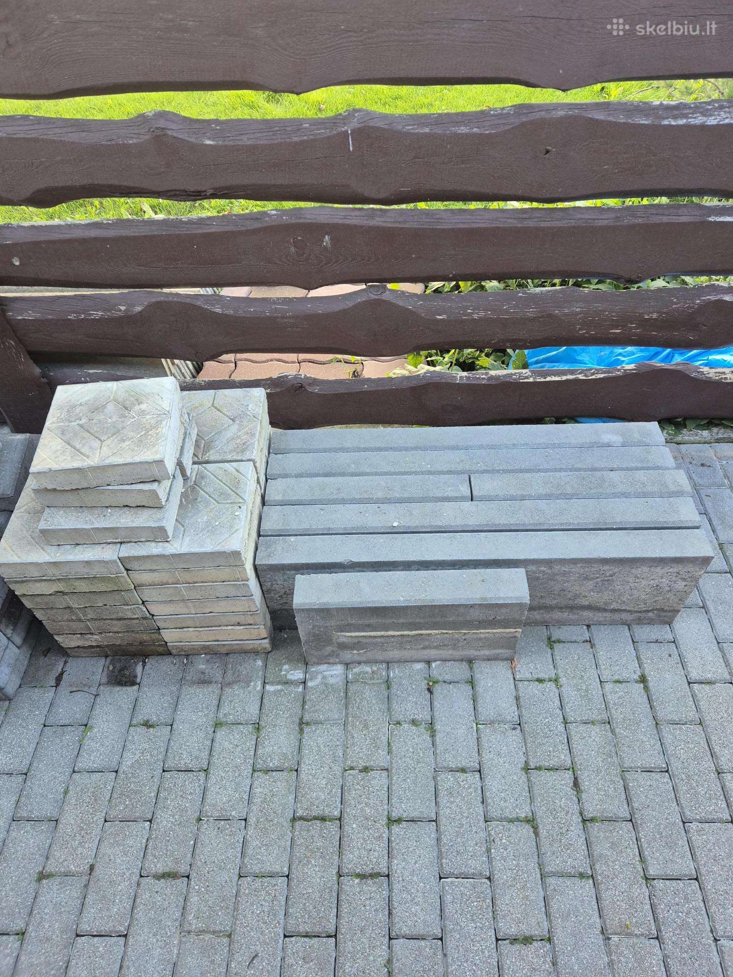Dovanoju bordiurus ir plyteles