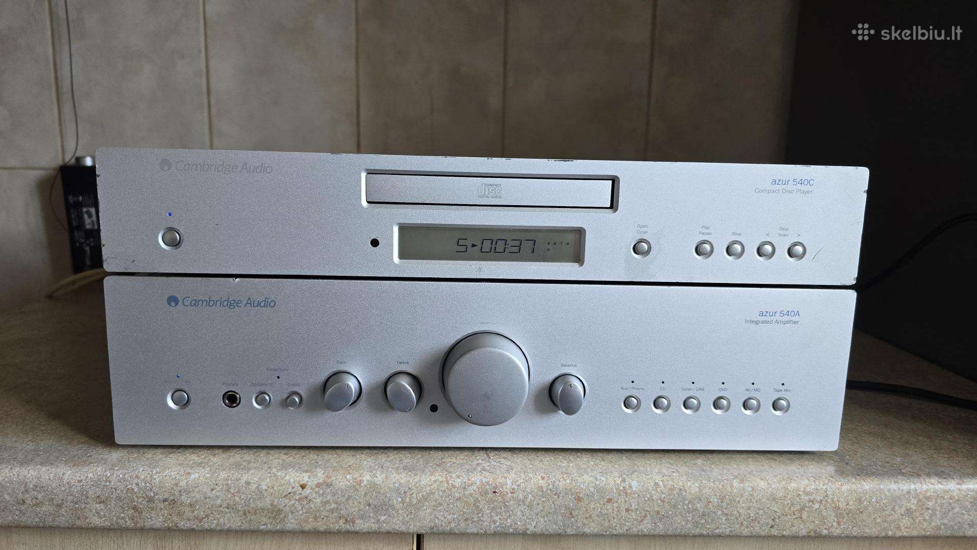 Cambridge Audio A540a Stiprintuvas Ir CD Grotuvas.