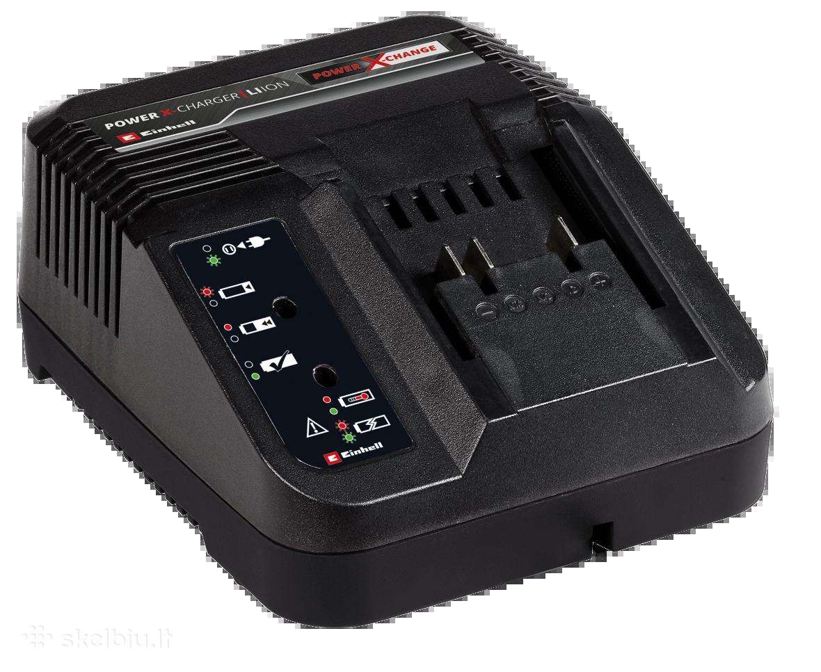 Einhell akumuliatoriu pakrovejas 18 V