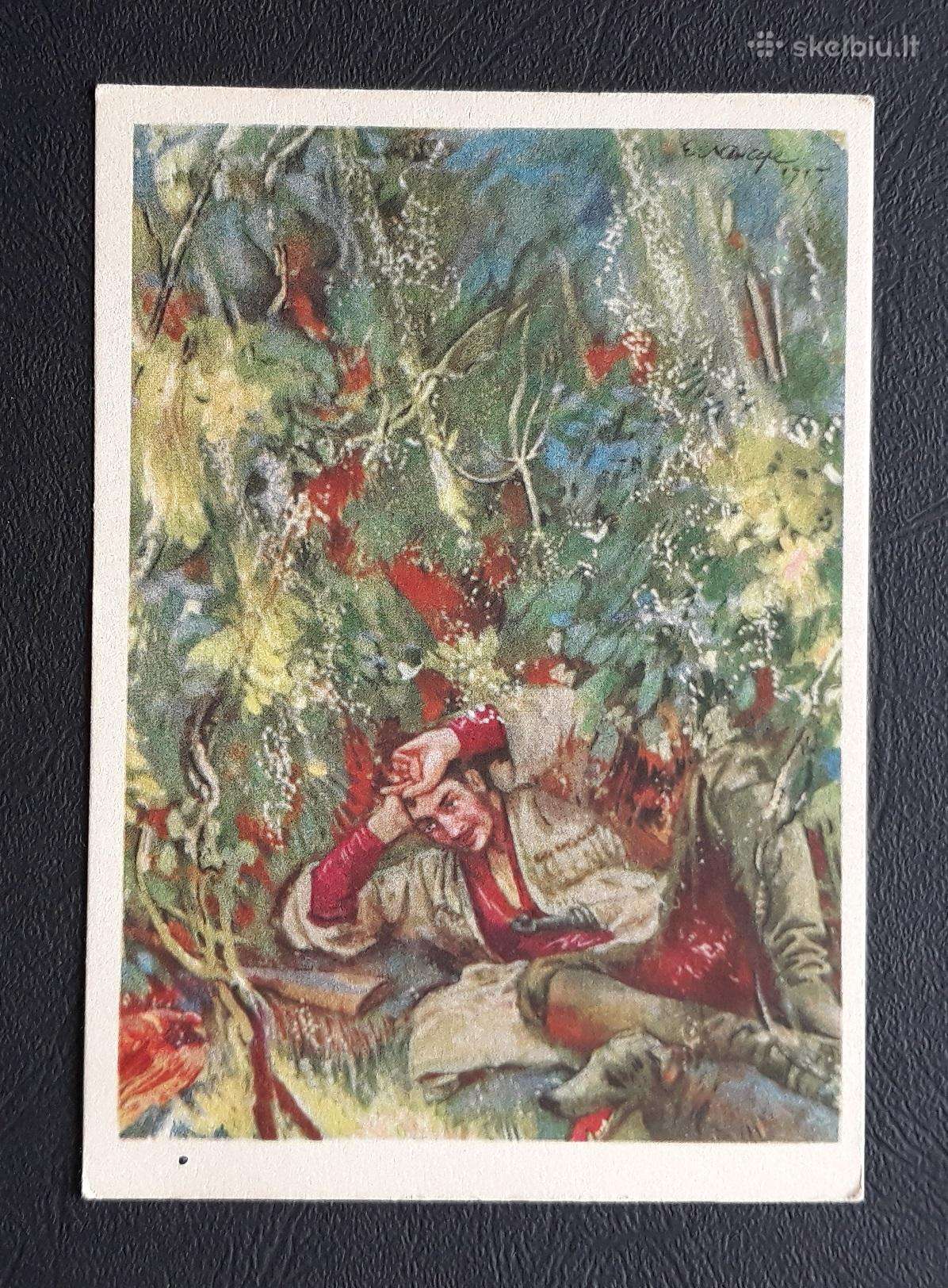 Tapyba 1950-ji 034 Medžioklė švari