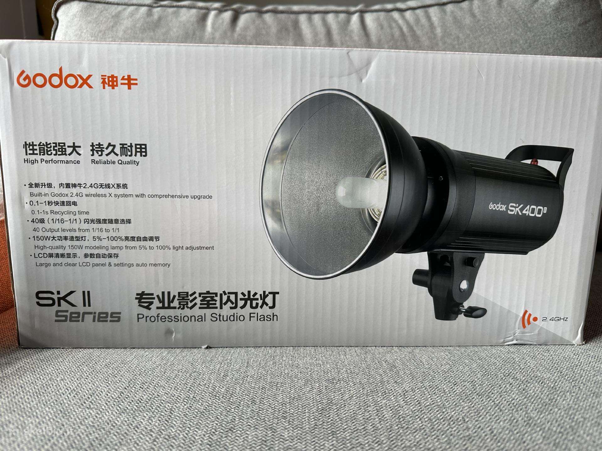 Godox Sk400ii-220v 400ws studijinė blykstė