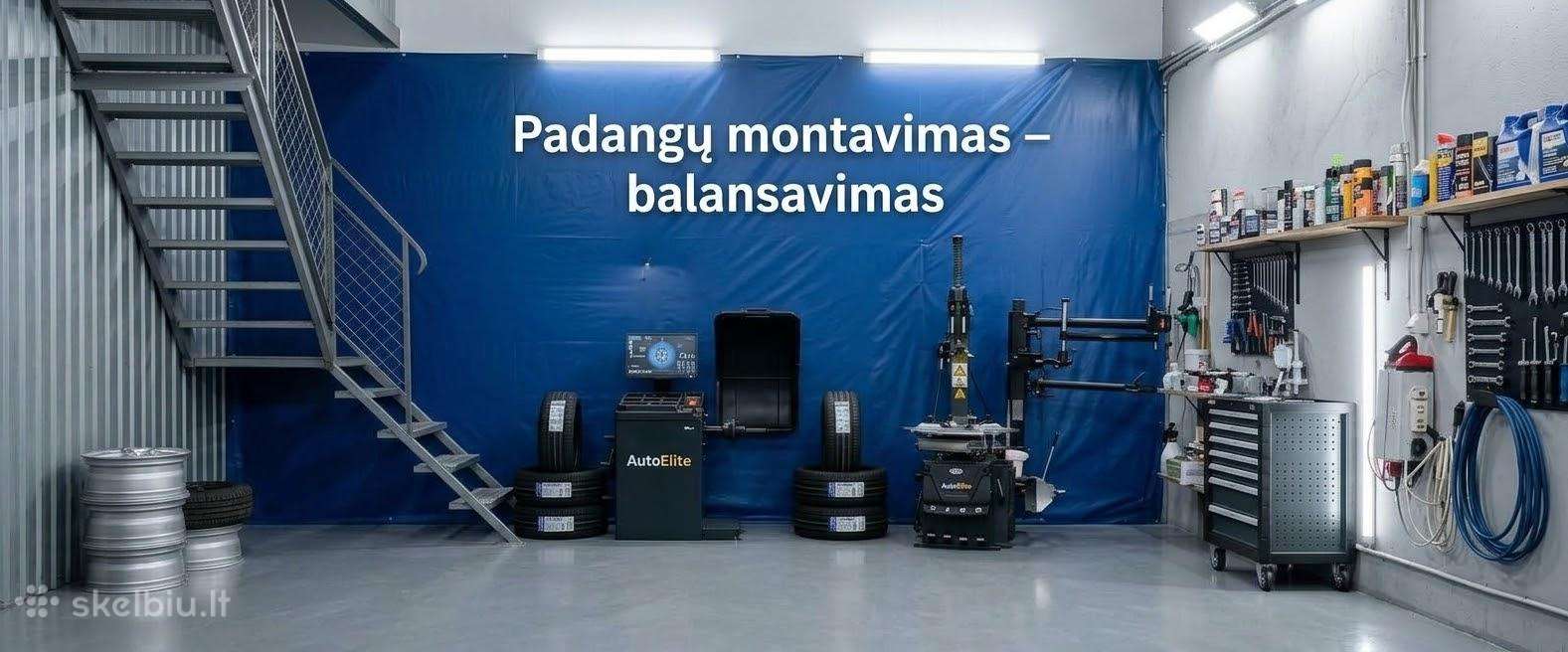 Padangų montavimas - balansavimas.