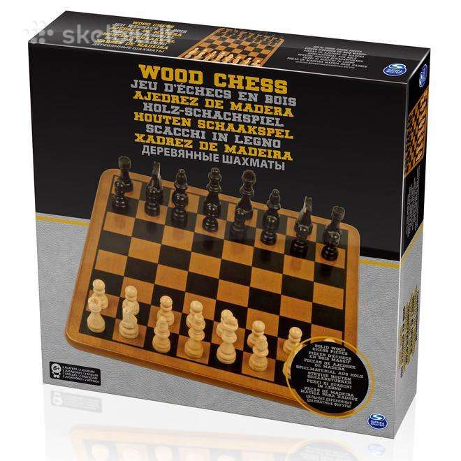 Mediniai šachmatai Spin Master Chess 6033302