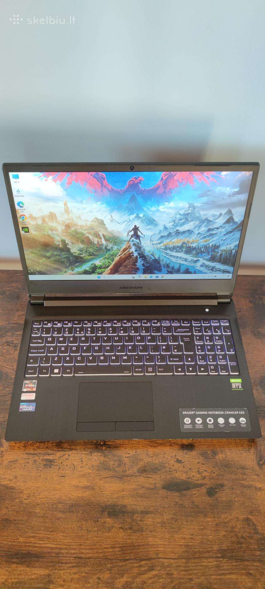 Medion	crawler R5, rtx 3050, 16gb RAM, 512gb SSD
