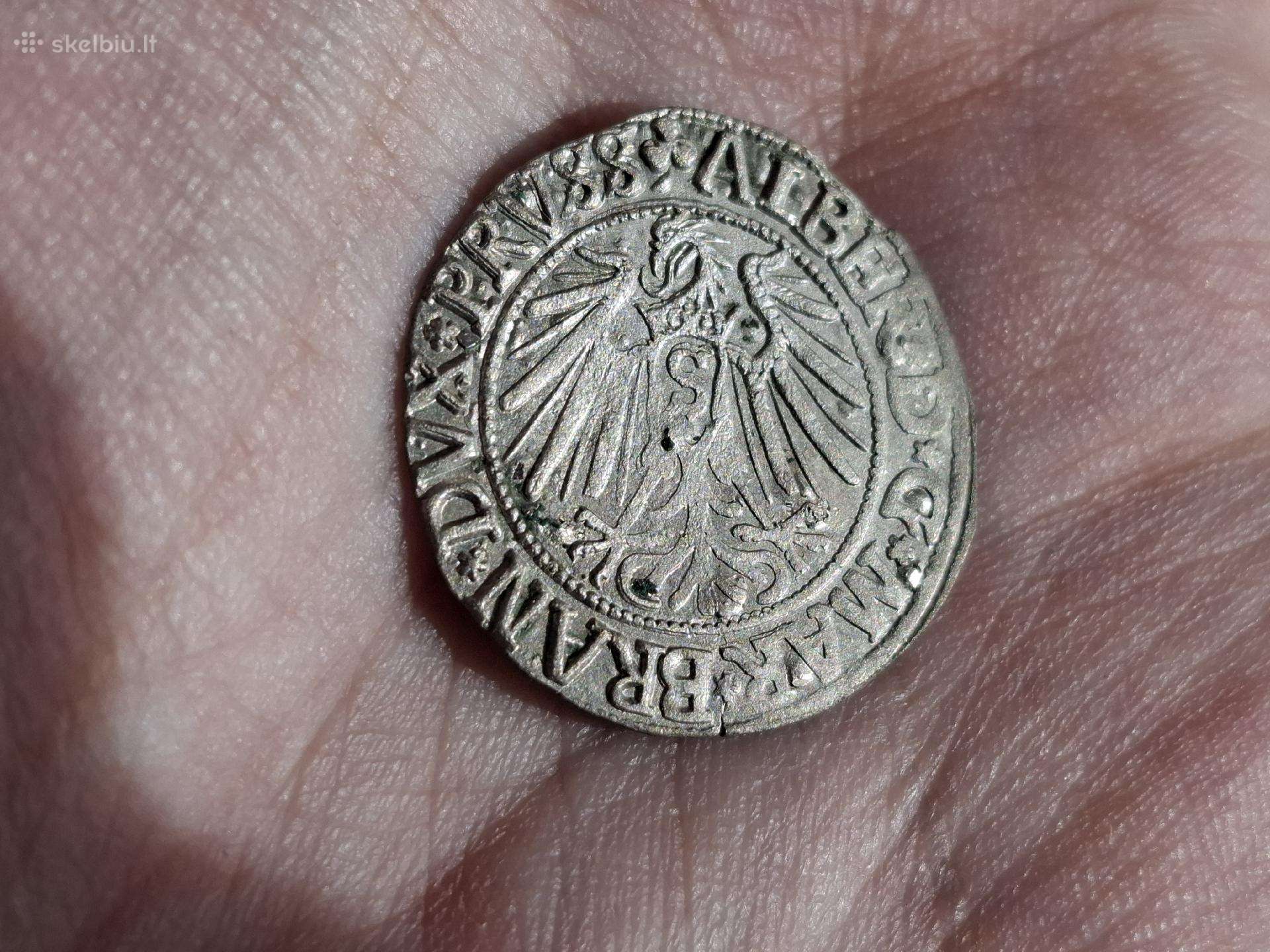 Prūsija Grašis 1541 sidabras