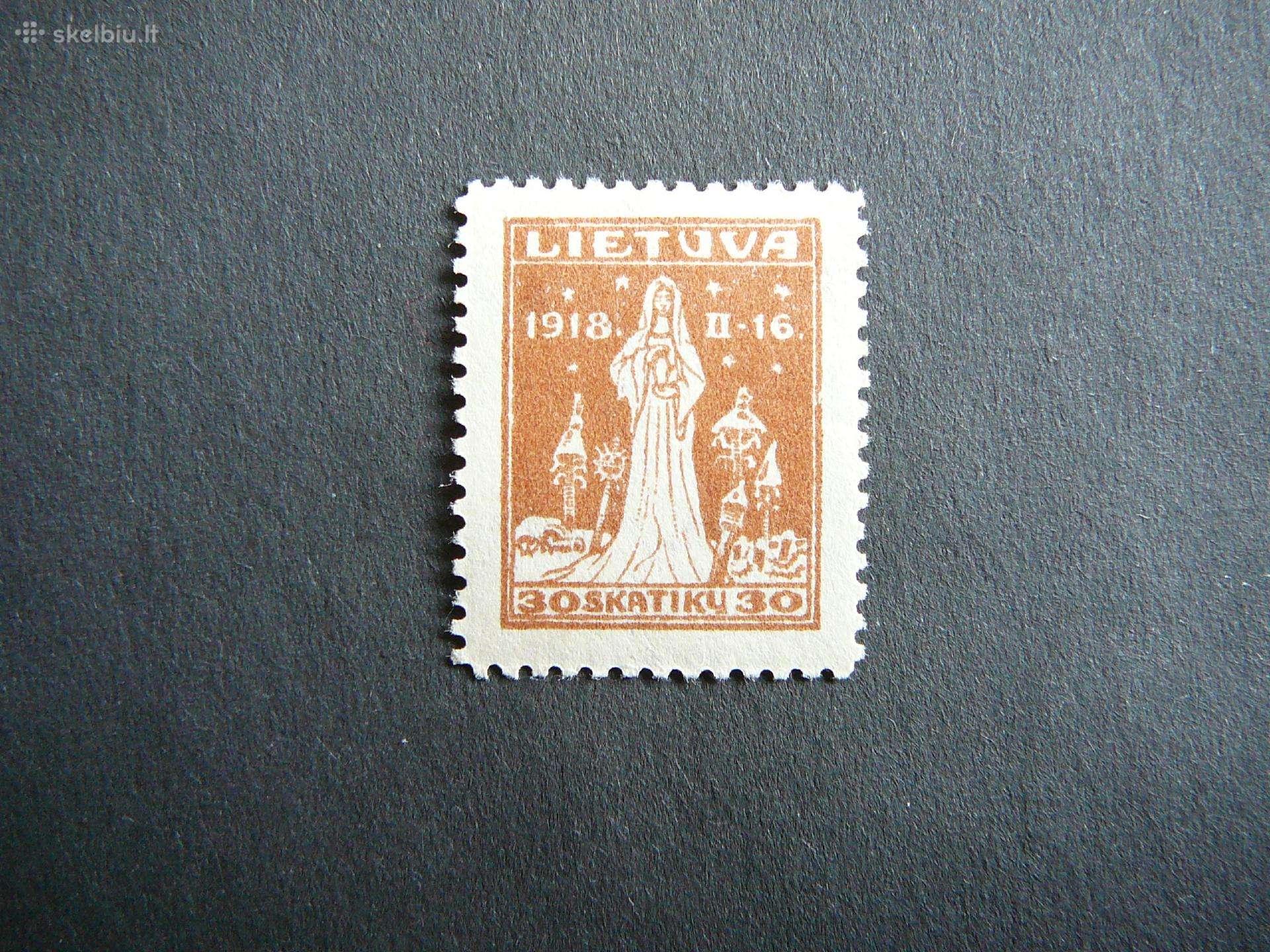 Lietuva 1920 Nepriklausoma 2m. 30sk. Mlh lit68sp