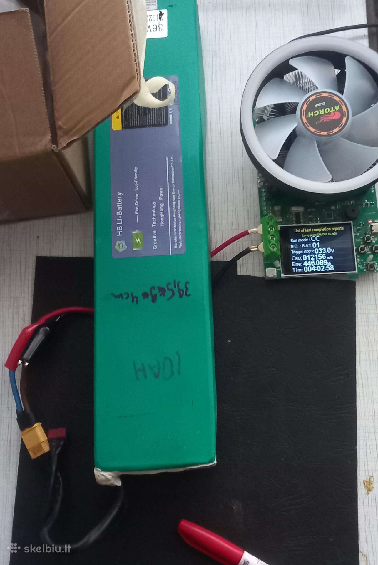 36v 12ah baterija nuo paspirtuko 80€