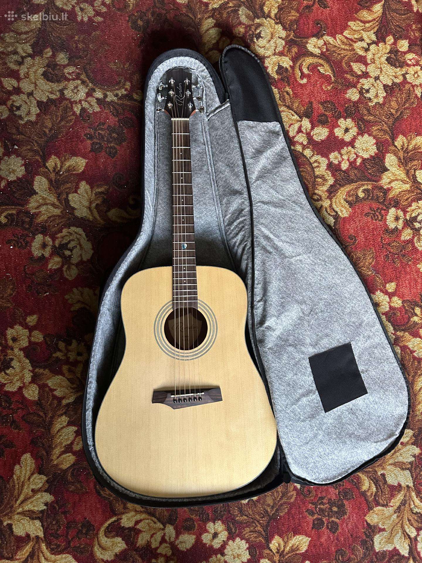 Gitara su dėklu