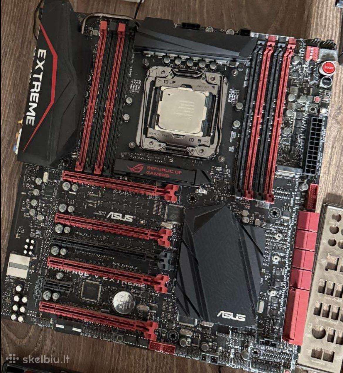 Asus Extreme MB Ddr4 + i7 6900k