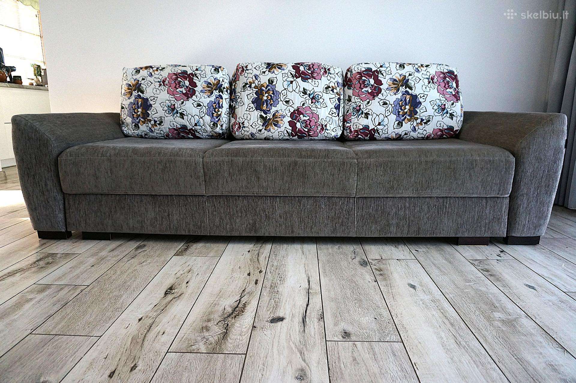 Magres-baldai Plati sofa-lova+galimas Pristatymas