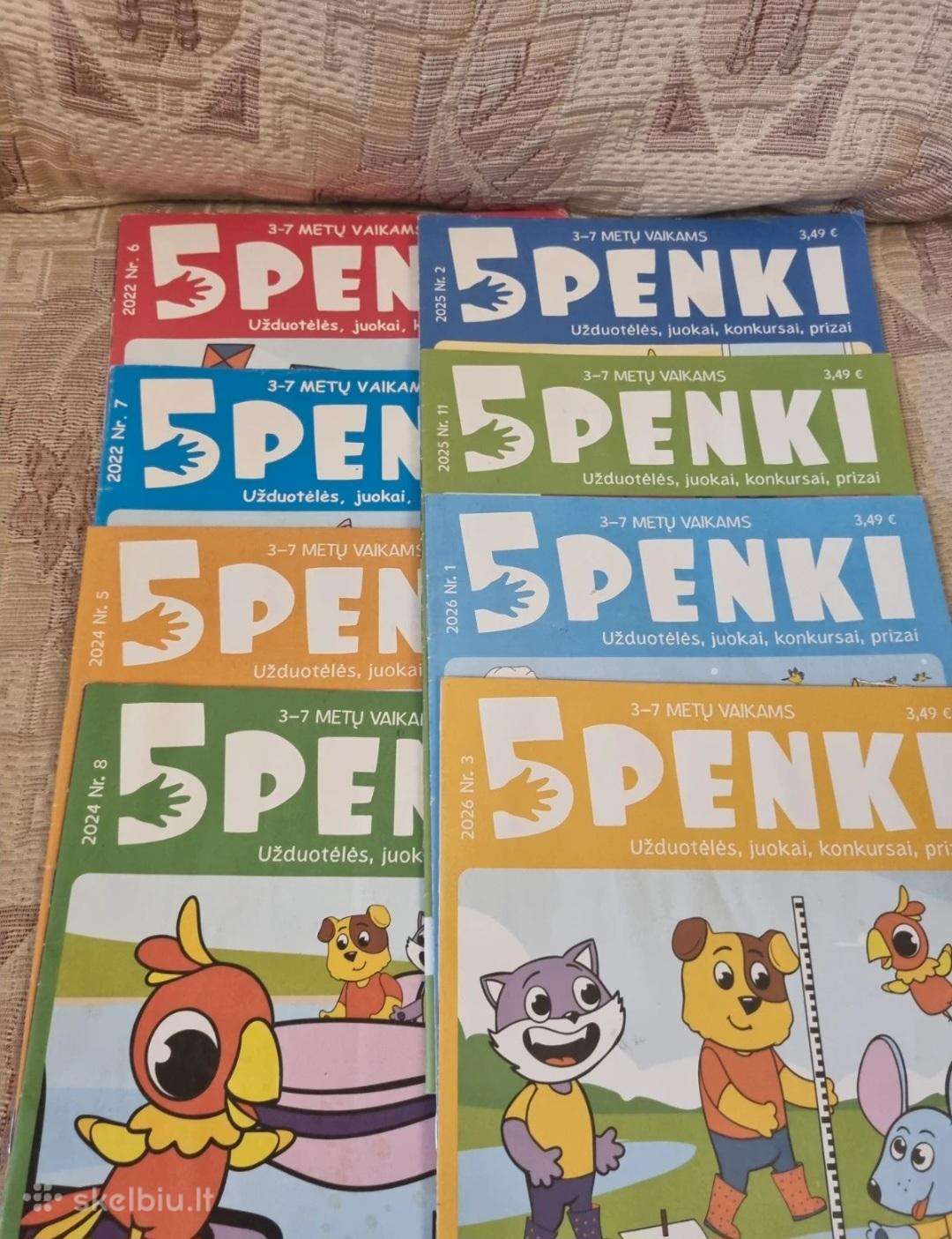 5 Penki 2022 m - 2026 m 8 vnt