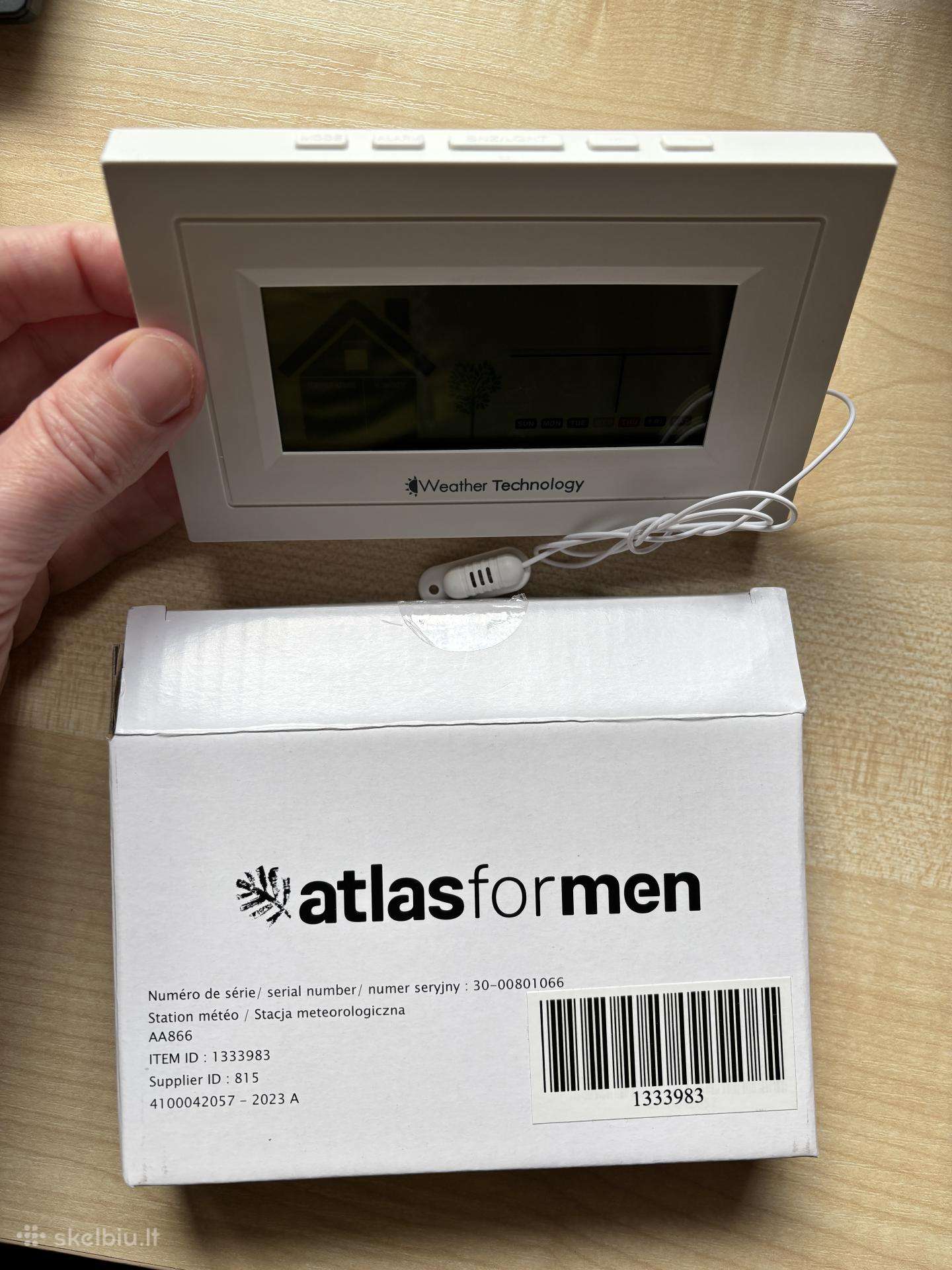 Nauja elektroninė meteorologinė stotelė