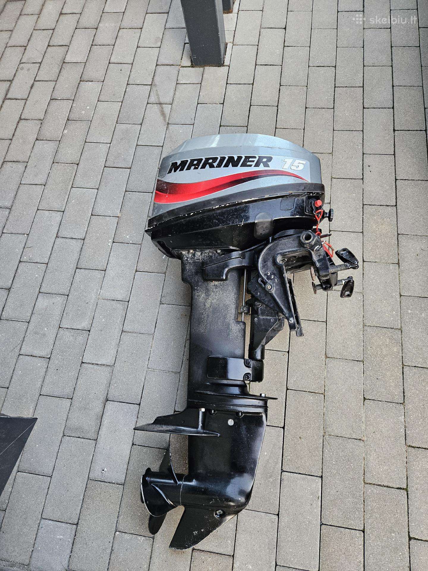 Parduodu valties varikli pakabinamas Mariner 15ag