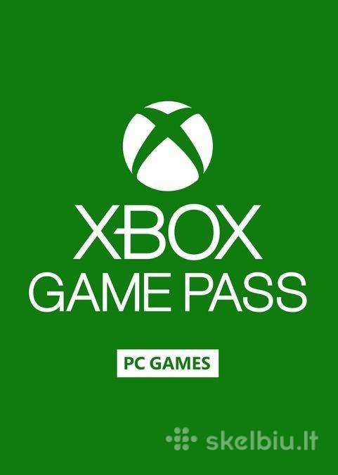 Xbox Pc Game Pass 1 mėn. kodas