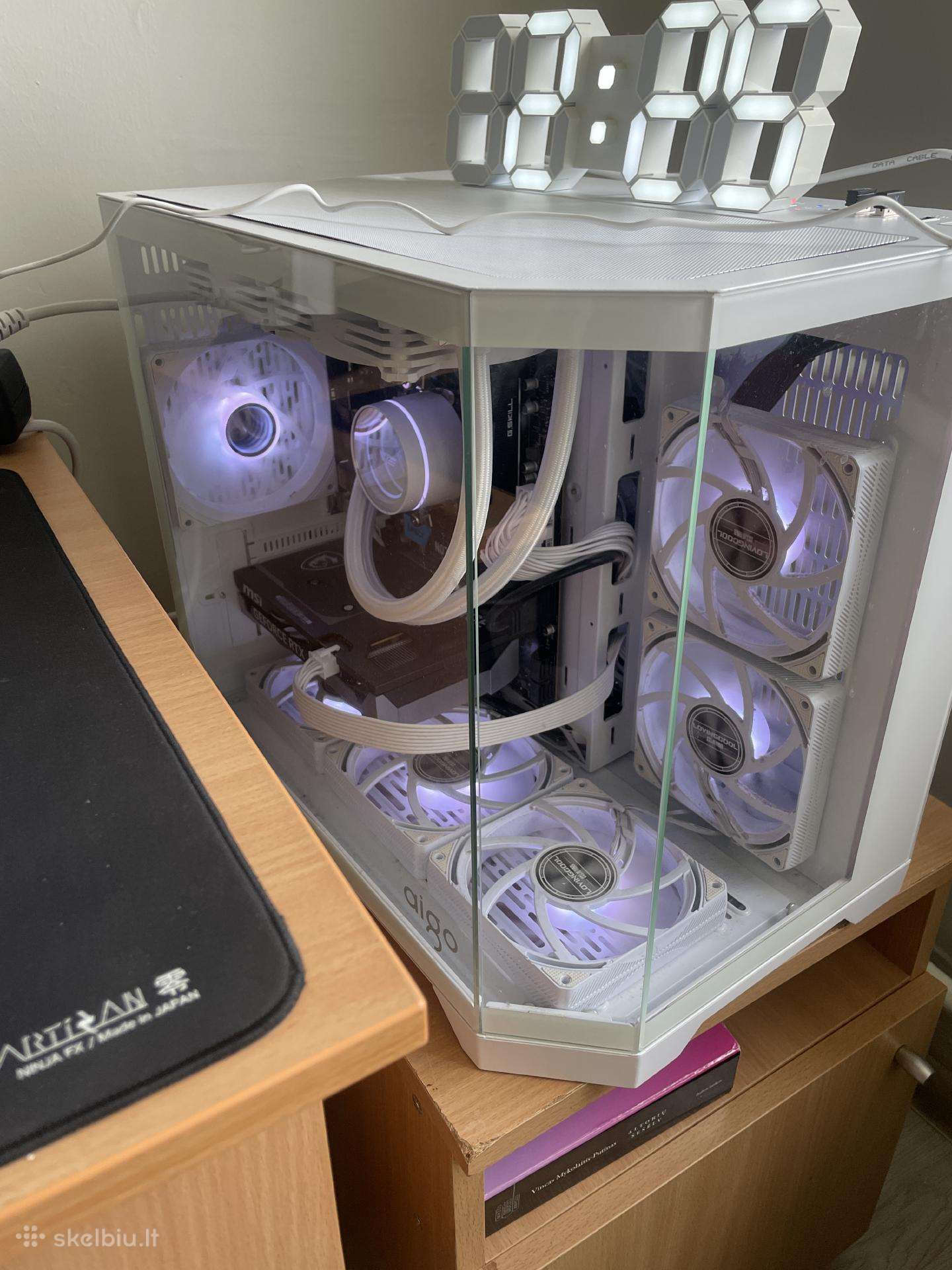 Kompiuteris, gaming setup, pc, komplektas