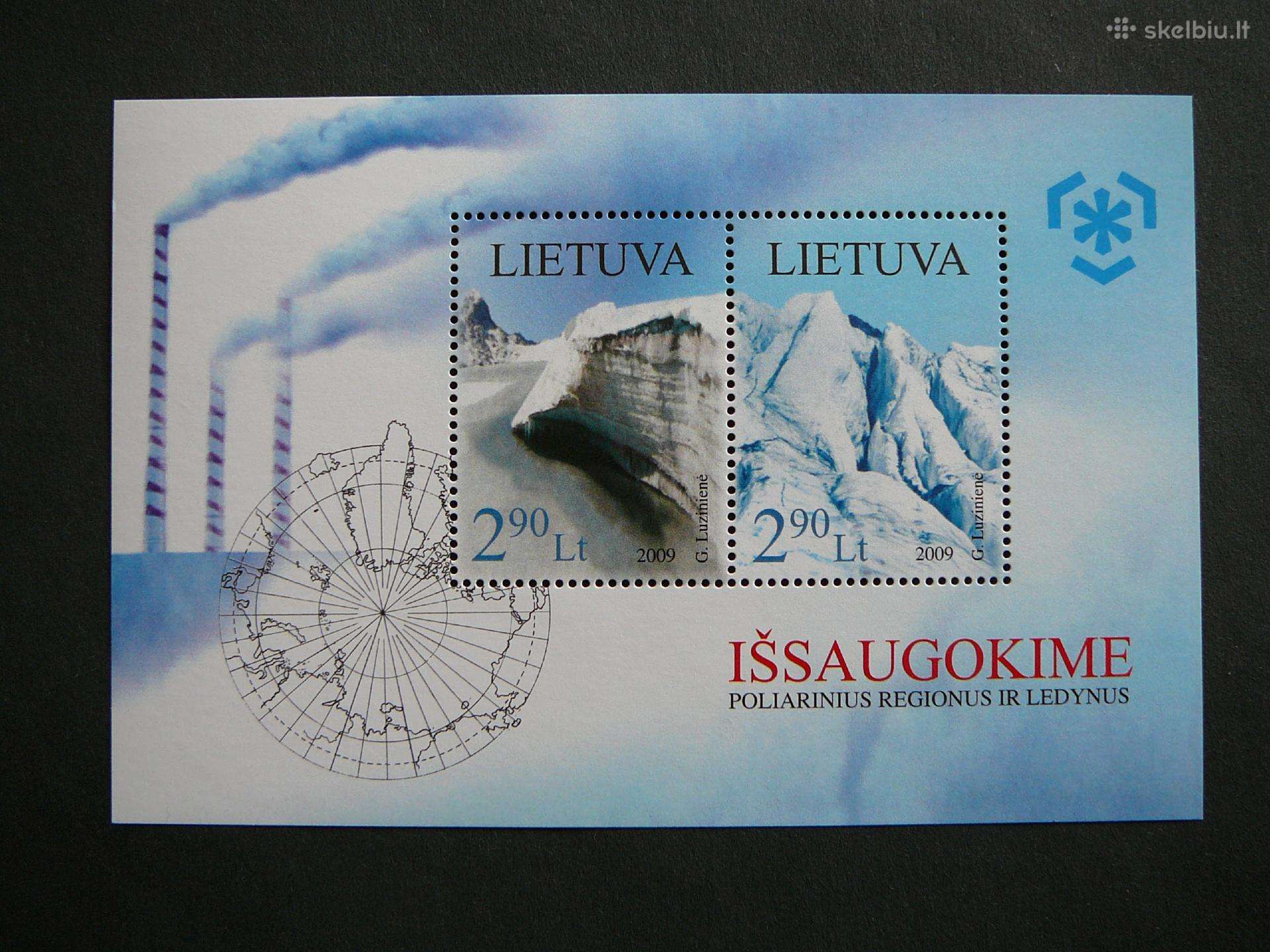 Poliariniai regionai Ledynai Lietuva 2009 lit1003